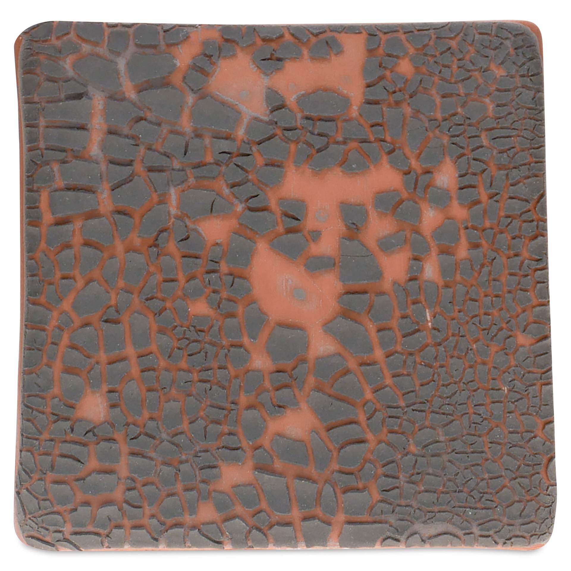 Amaco Crawls Glaze - CR-1 Black - 2 coats fired to cone 05 oxidation