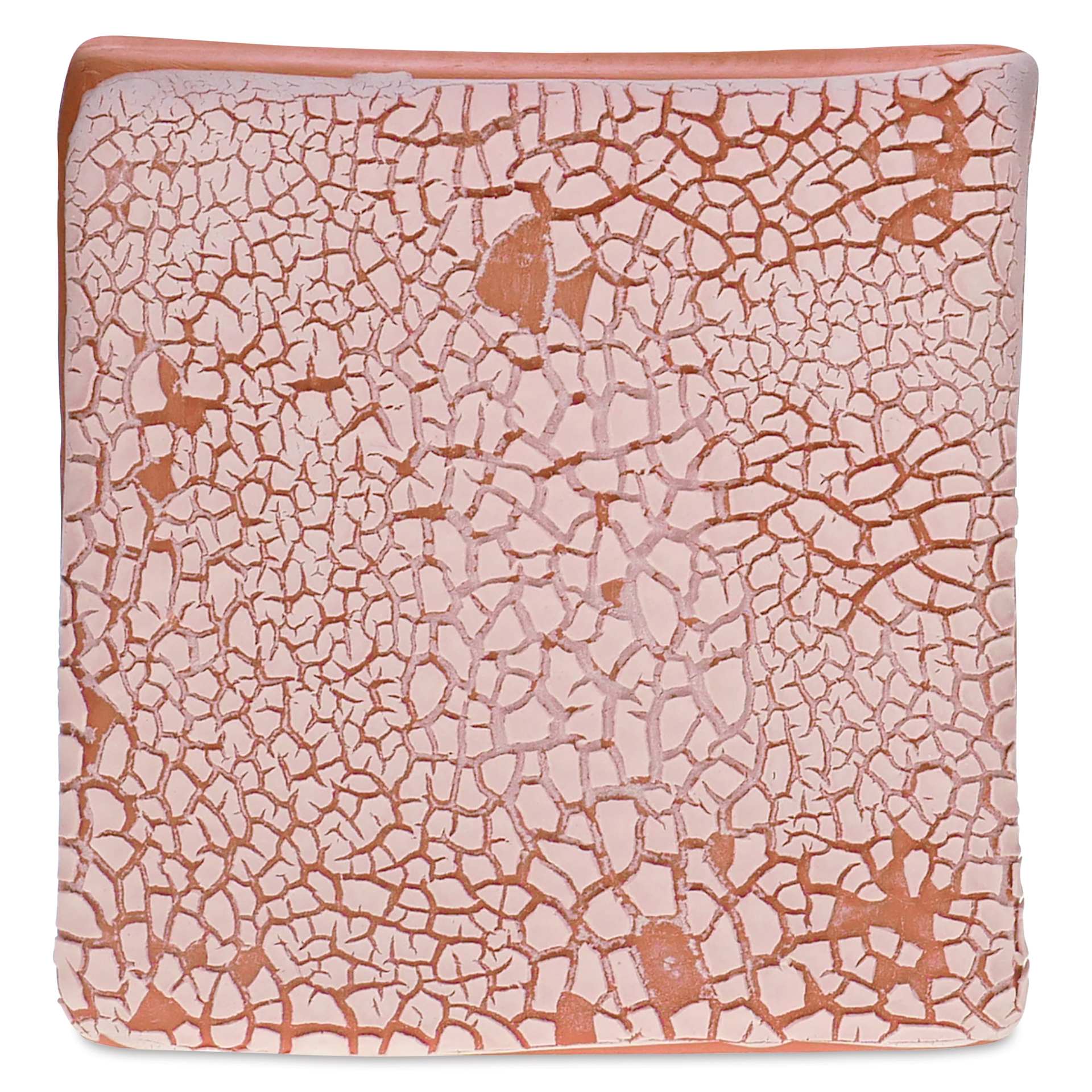 Amaco Crawls Glaze - CR-51 Speckled Pink - 2 coats fired to cone 05 oxidation