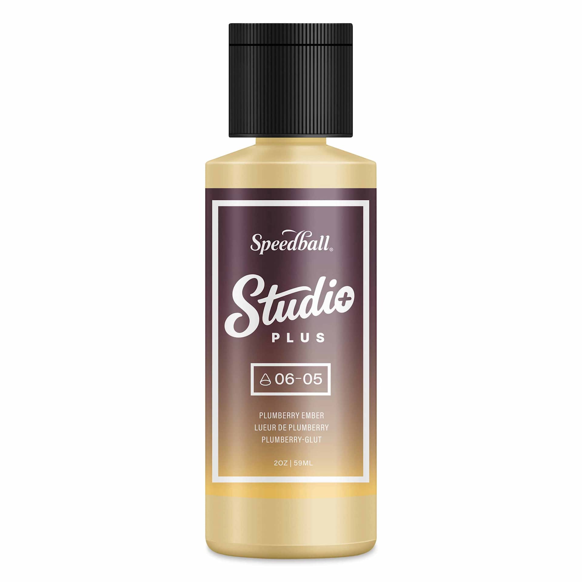 Speedball Studio Plus Glaze - Plumberry Ember, 2 oz