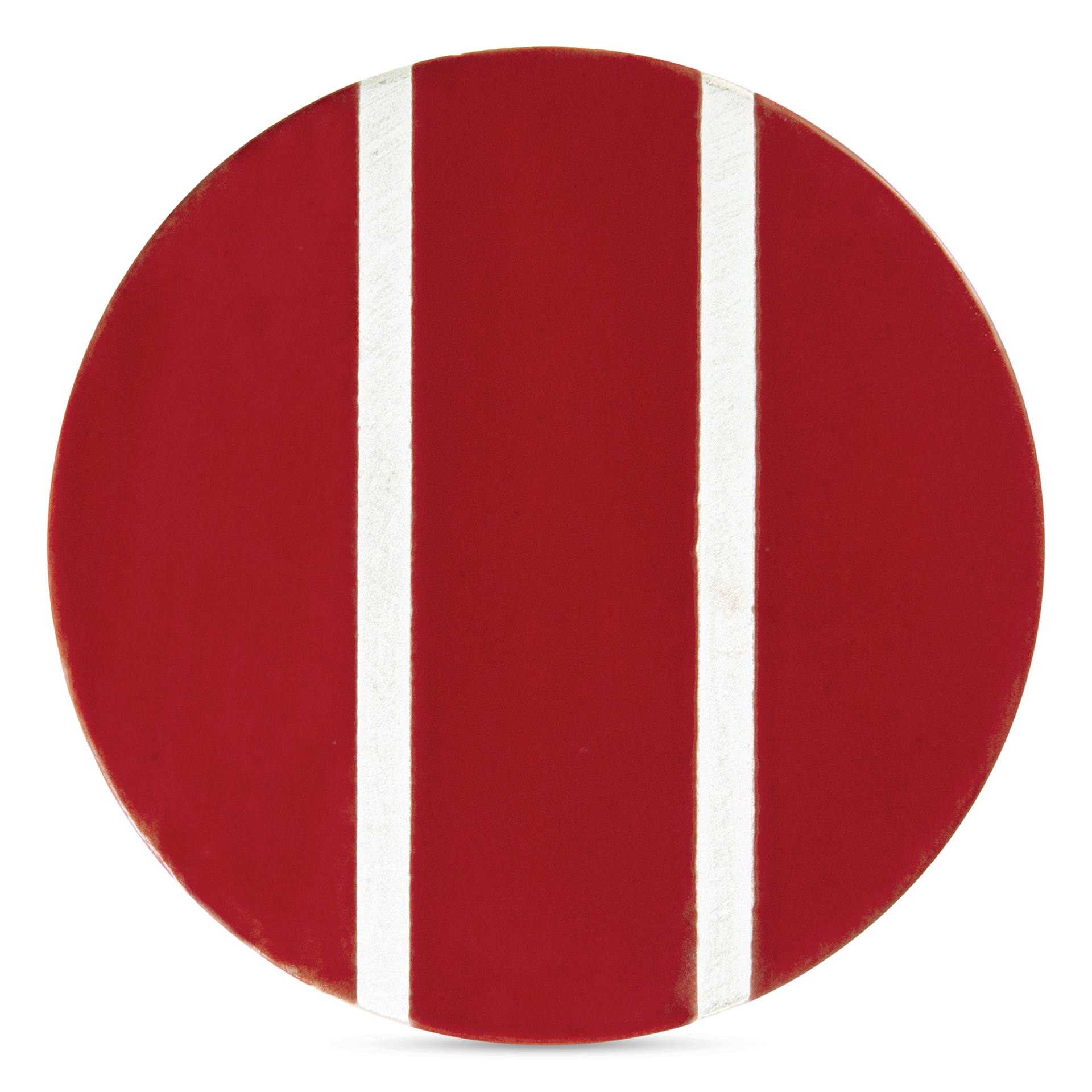 Speedball Studio Plus Glaze - Cherry Crush, 16 oz one, two, and three coat comparison