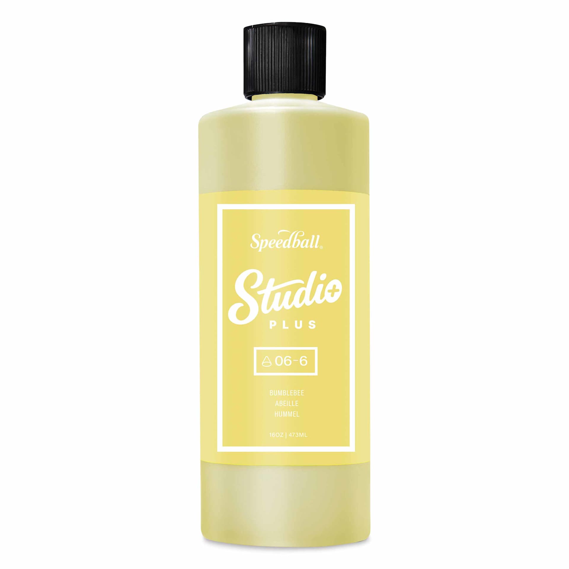 Speedball Studio Plus Glaze - Bumblebee, 16 oz