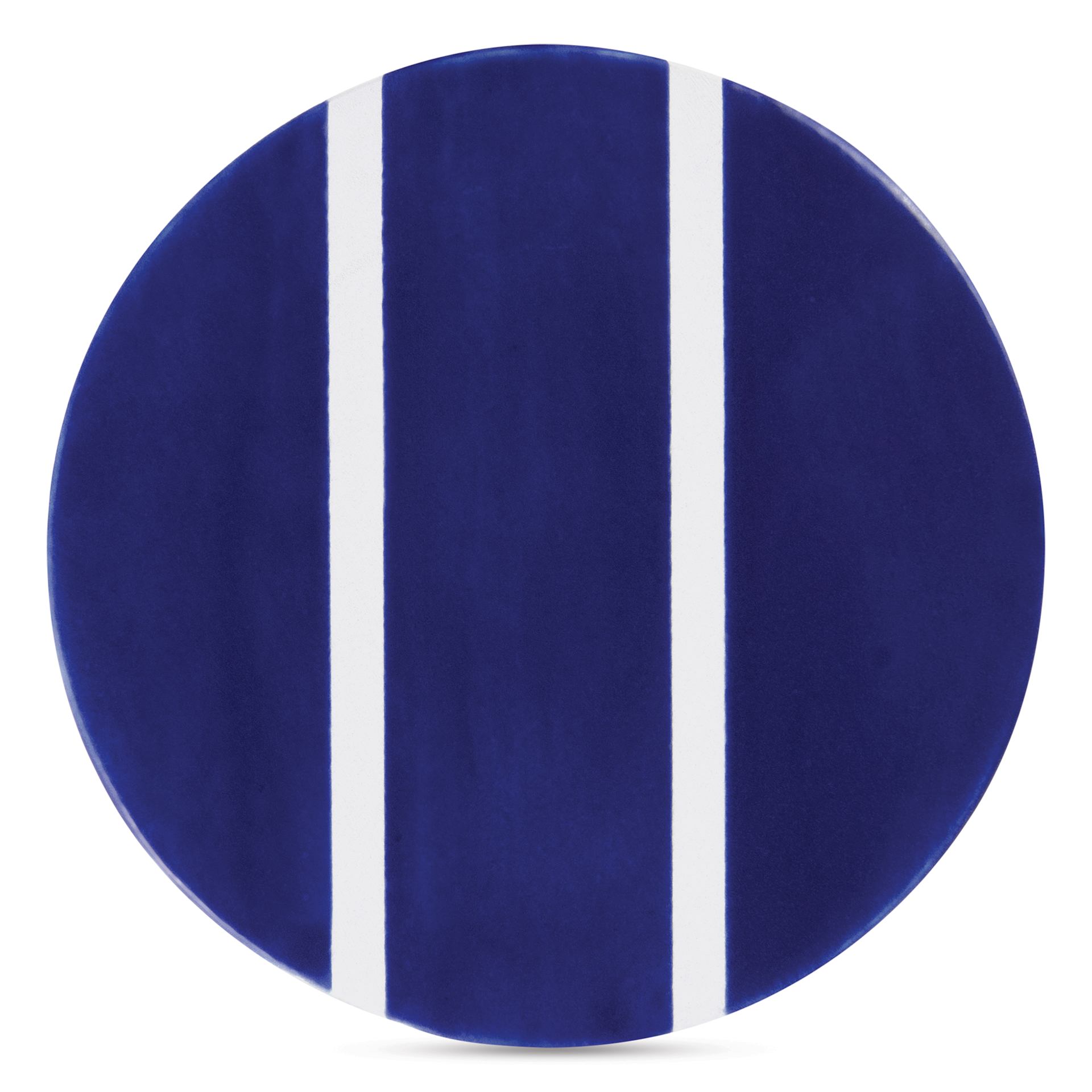 Speedball Studio Plus Glaze - Lapis Lazuli, 16 oz one, two, and three coat comparison