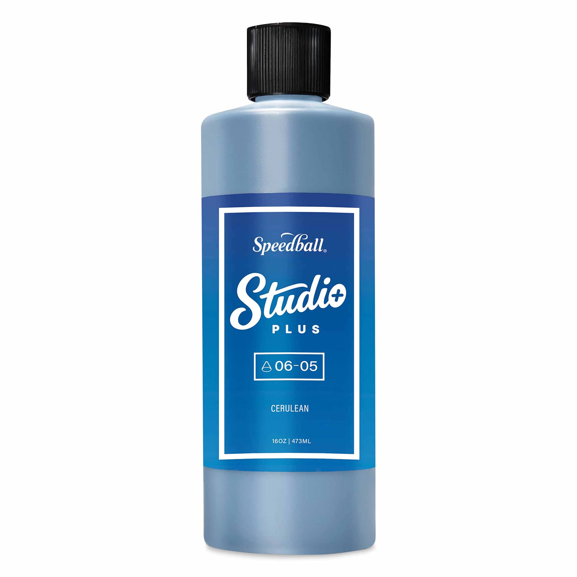Speedball Studio Plus Glaze - Cerulean, 16 oz