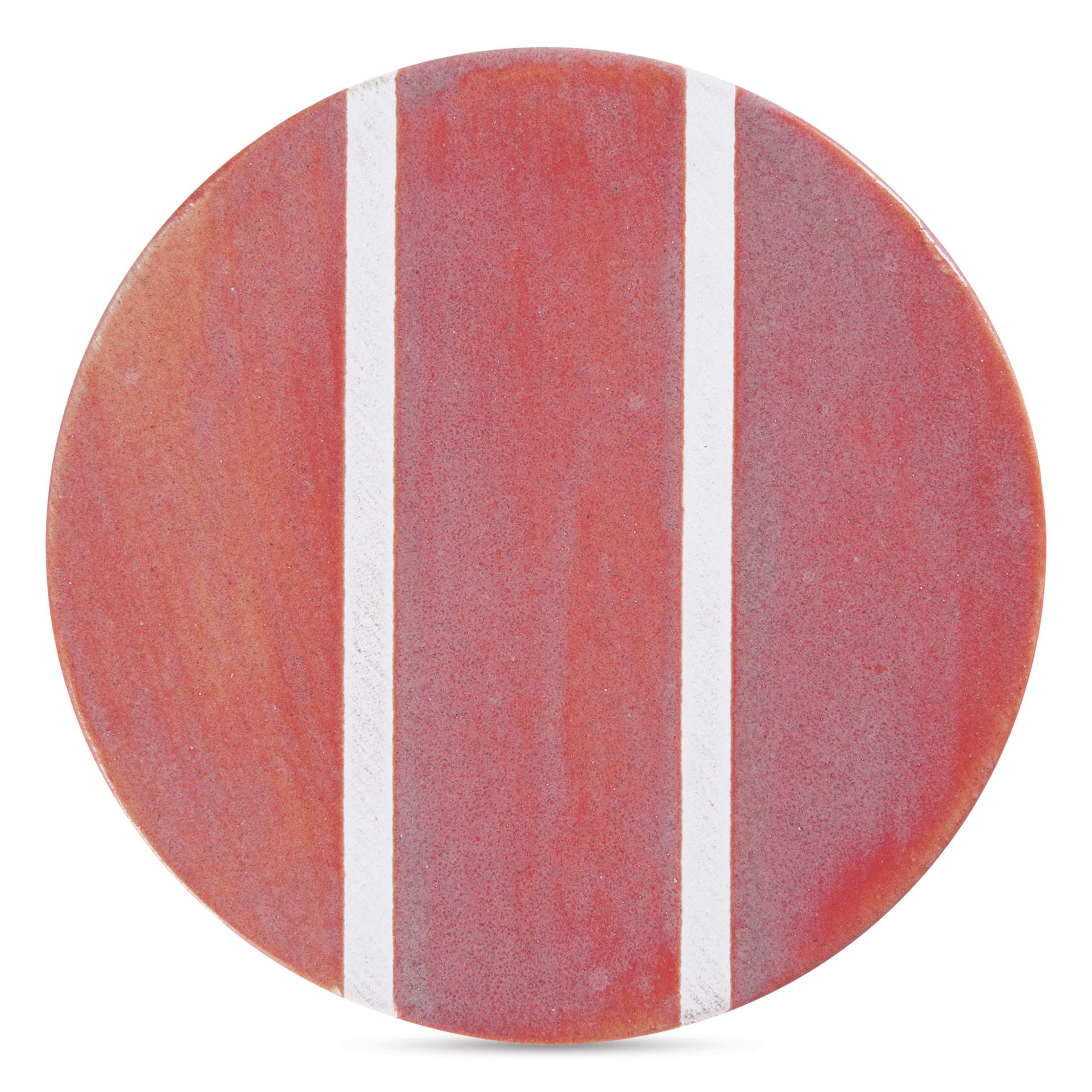 Speedball Studio Plus Glaze - Berry Pop, 2 oz one, two, and three coat comparison