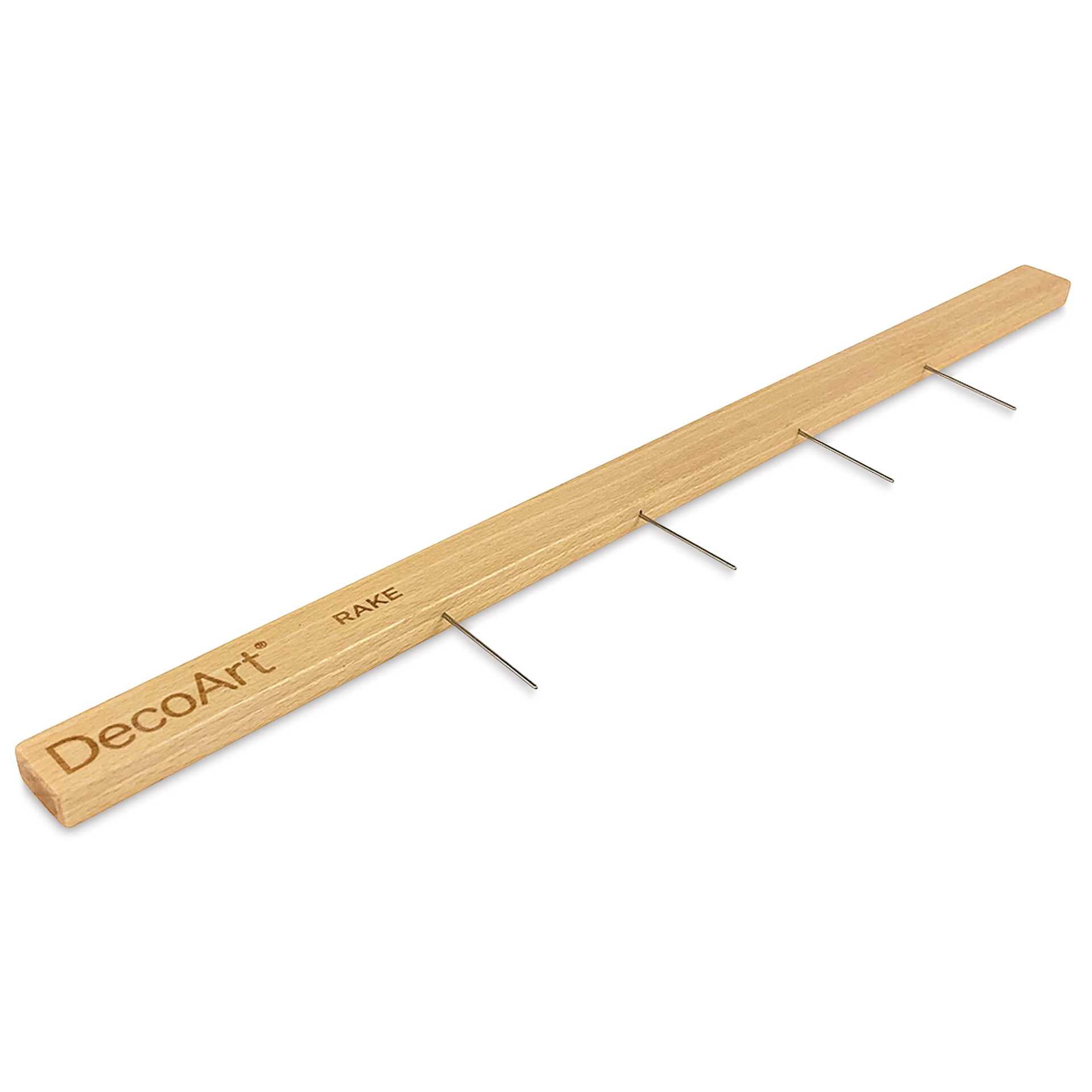 DecoArt Water Marbling Rake, front view. 