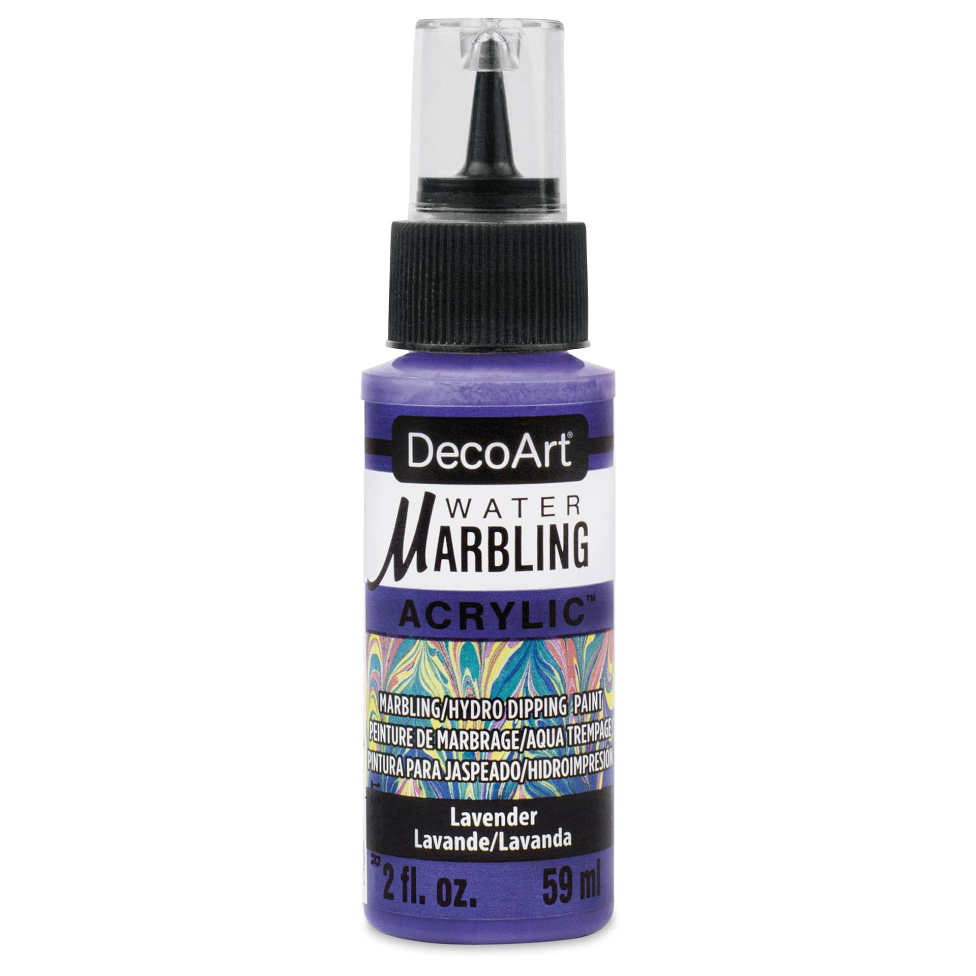 DecoArt Water Marbling Acrylic Paint - Lavender, 2 oz