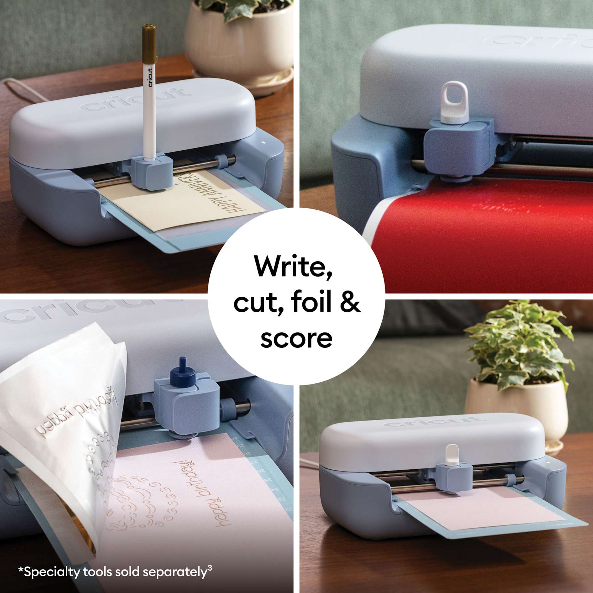 Write, cut, foil and score