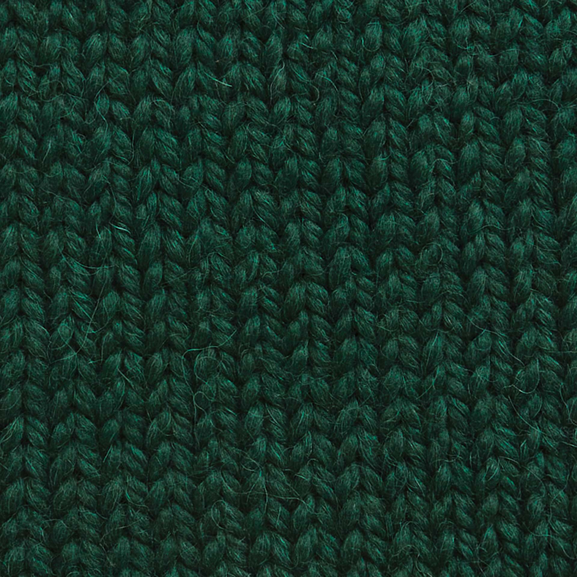 Wool and the Gang Alpachino Merino Yarn - Heritage Green knitted sample