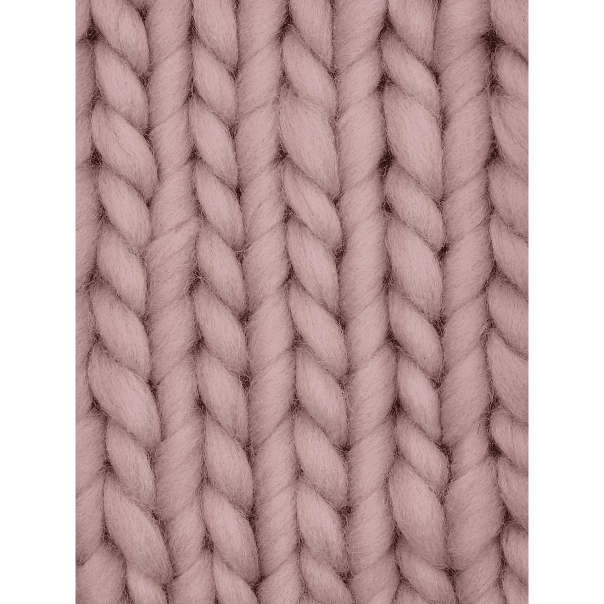 Sample made with Wool and the Gang Crazy Sexy Wool Yarn - Mellow Mauve