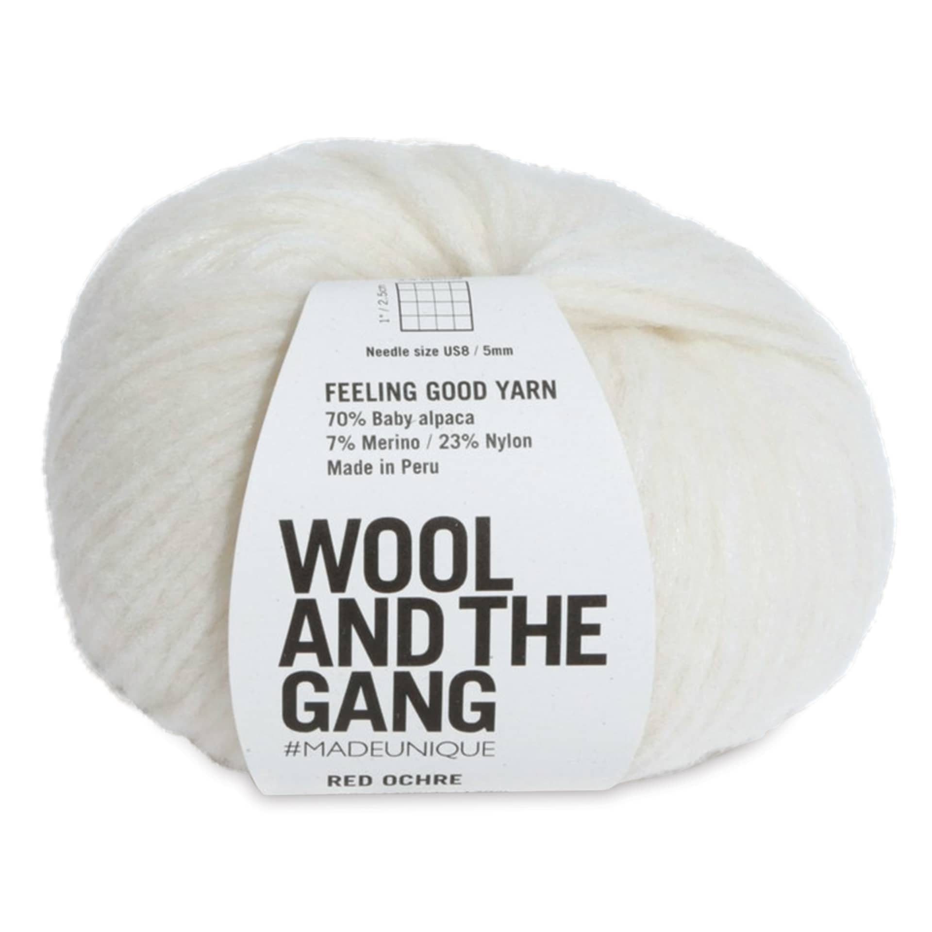 Wool and the Gang Feeling Good Yarn - Ivory White