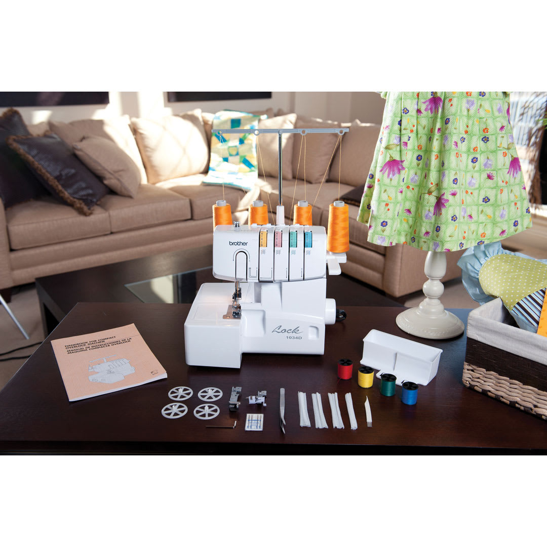 Brother 1034D Serger Machine, In Studio
