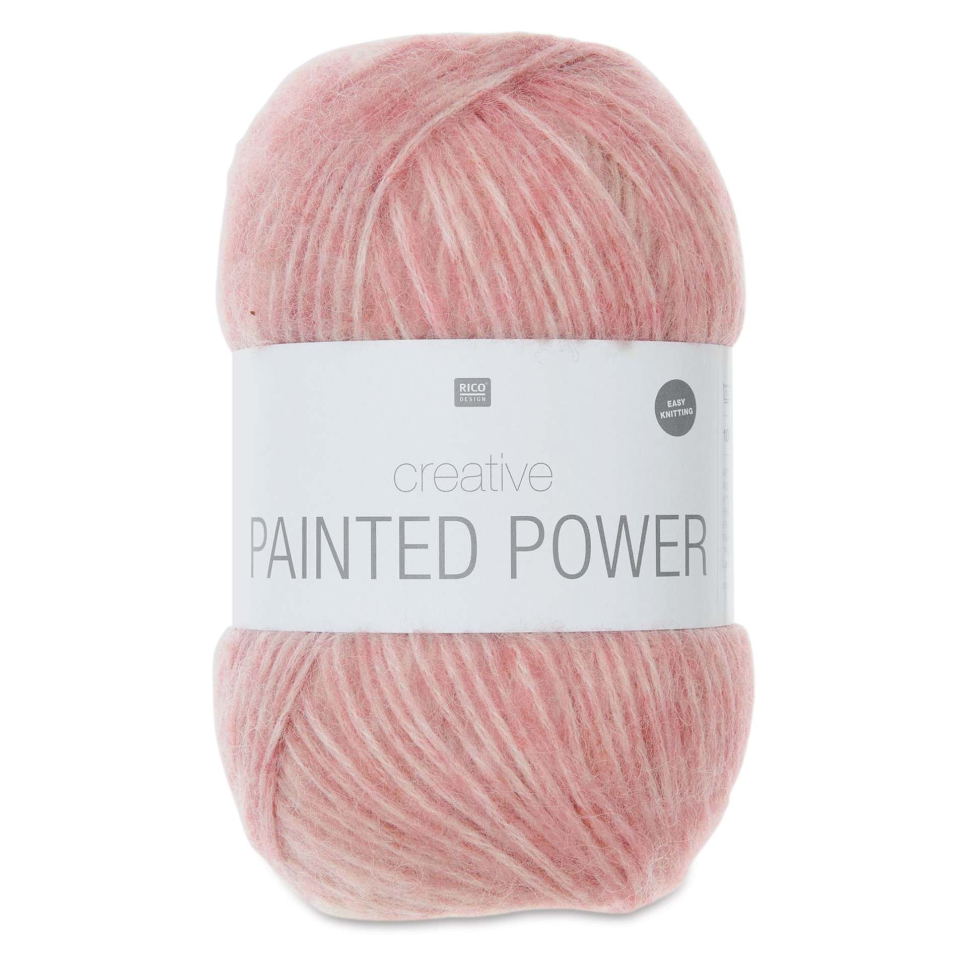 Rico Design Creative Painted Power Yarn - Roses, 340 yds