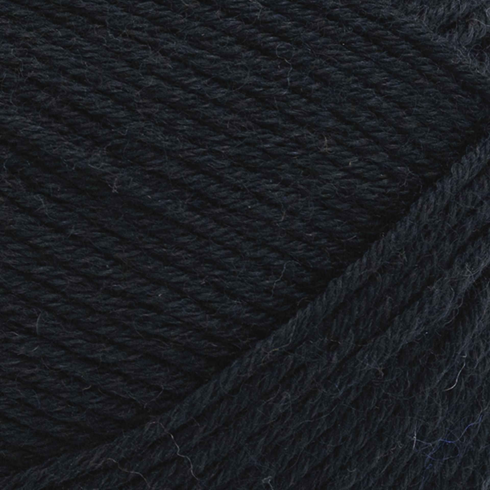 Lion Brand Cottino Yarn - Onyx, 3.5 oz close up to show texture