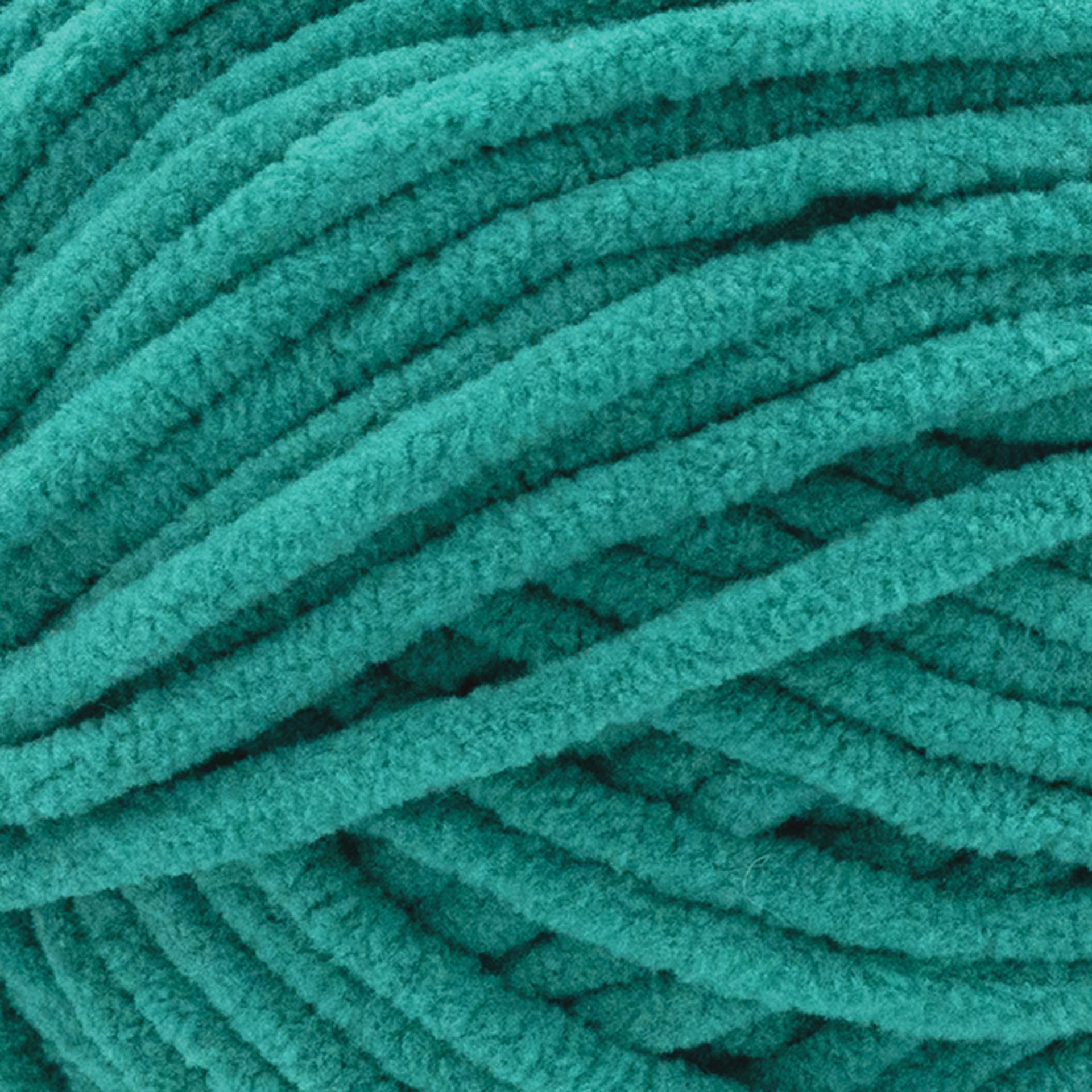 Lion Brand Cover Story Posh Twist Yarn - Kale, 232 yds close up to show texture