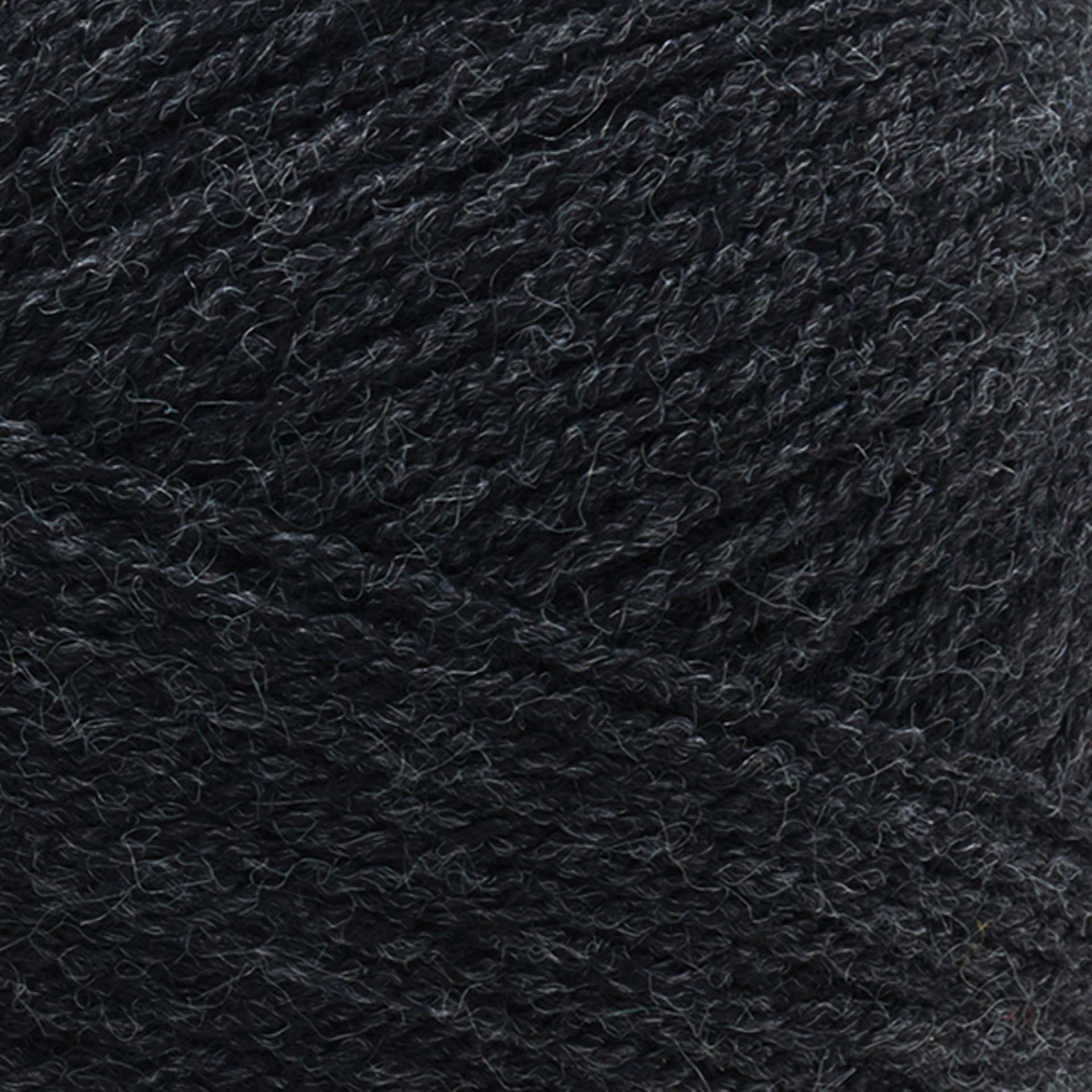 Lion Brand Pound of Love Yarn - Charcoal, 16 oz close up to show texture