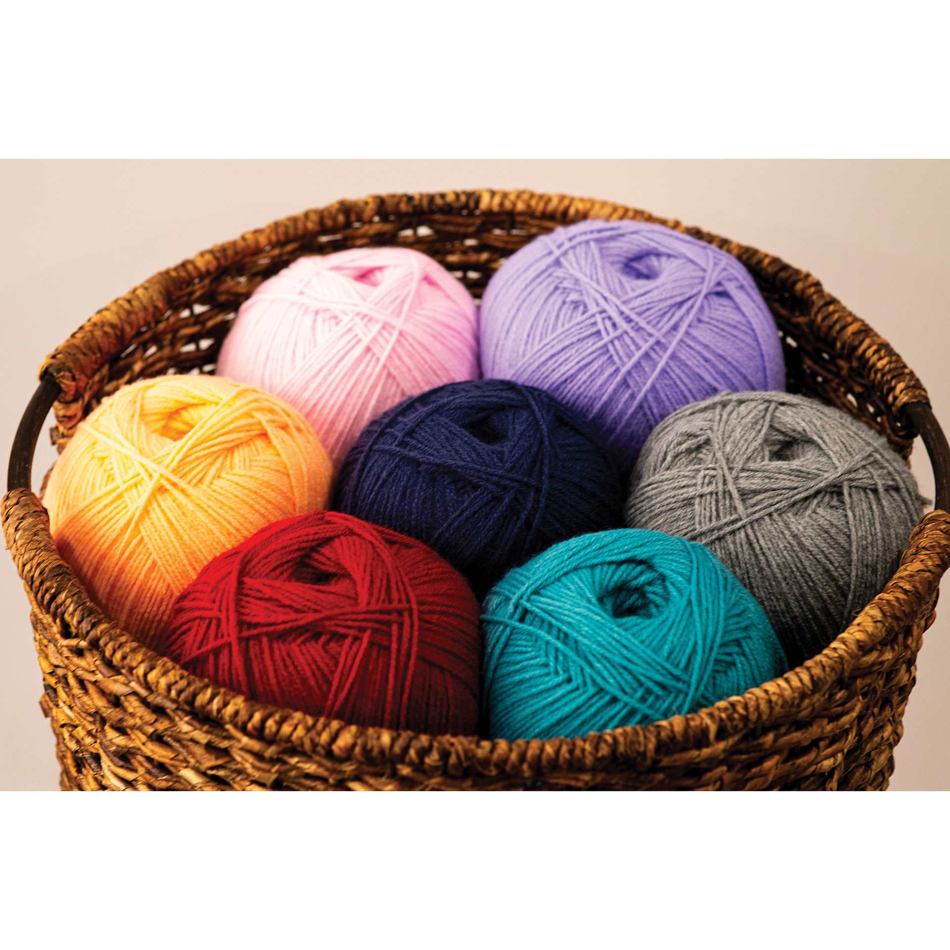 Lion Brand Pound of Love Yarn showing optional available colors