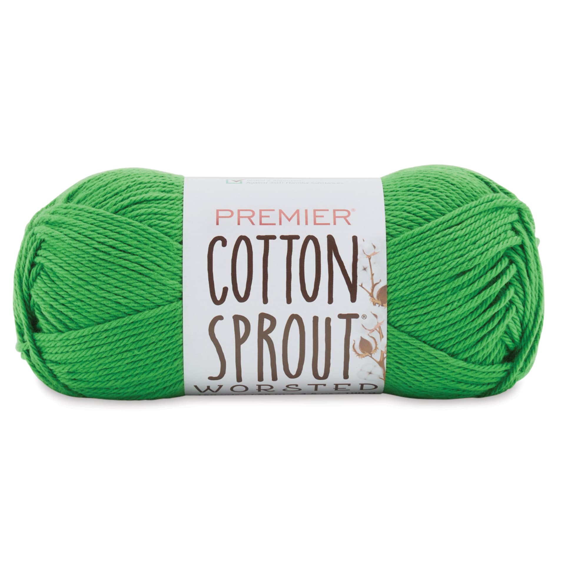 Premier Yarn Cotton Sprout Worsted Yarn - Laurel, 180 yds