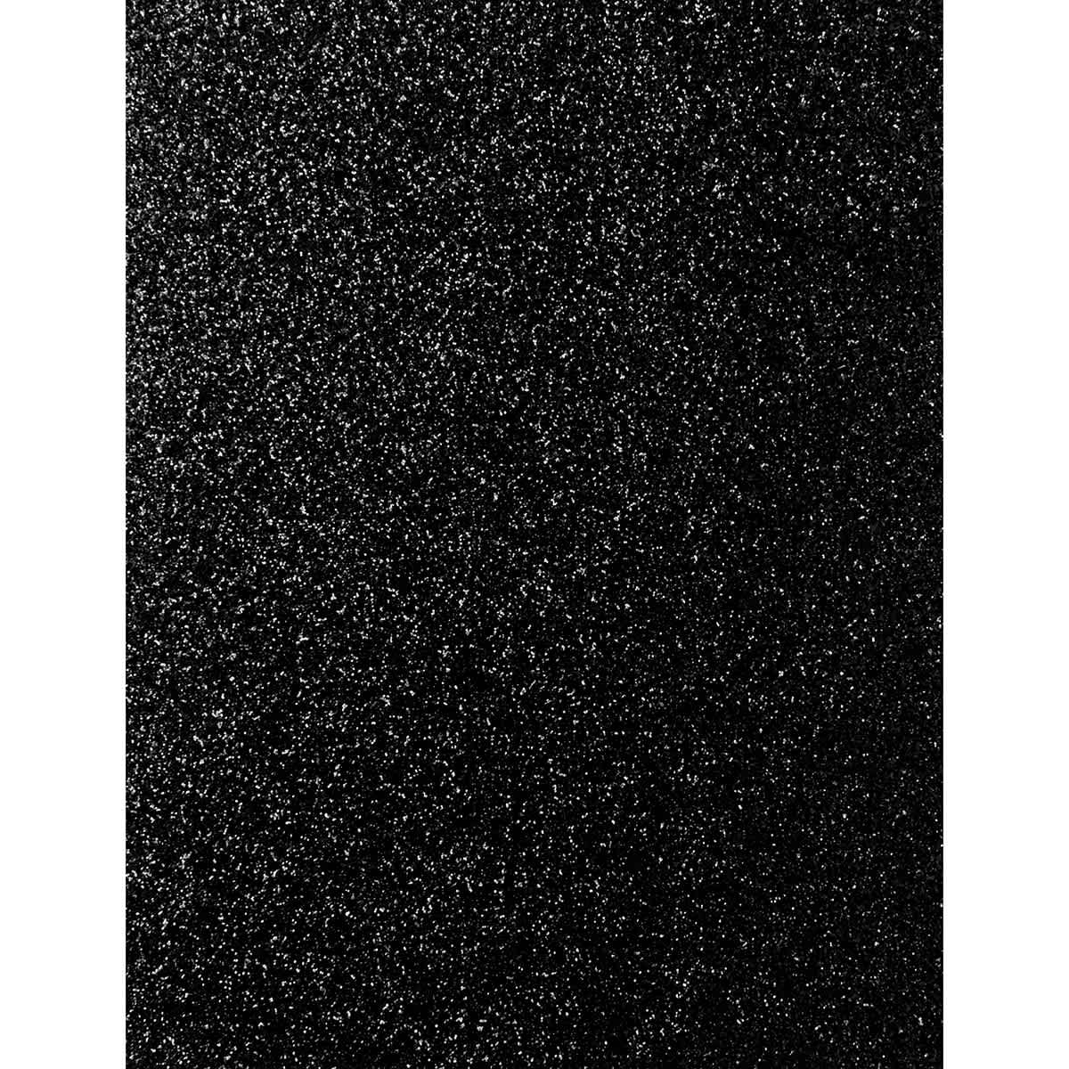 Cricut Joy Cards, Inserts, and Envelopes - Gray/Black Glitter, Package of 10 (Black Glitter Insert)