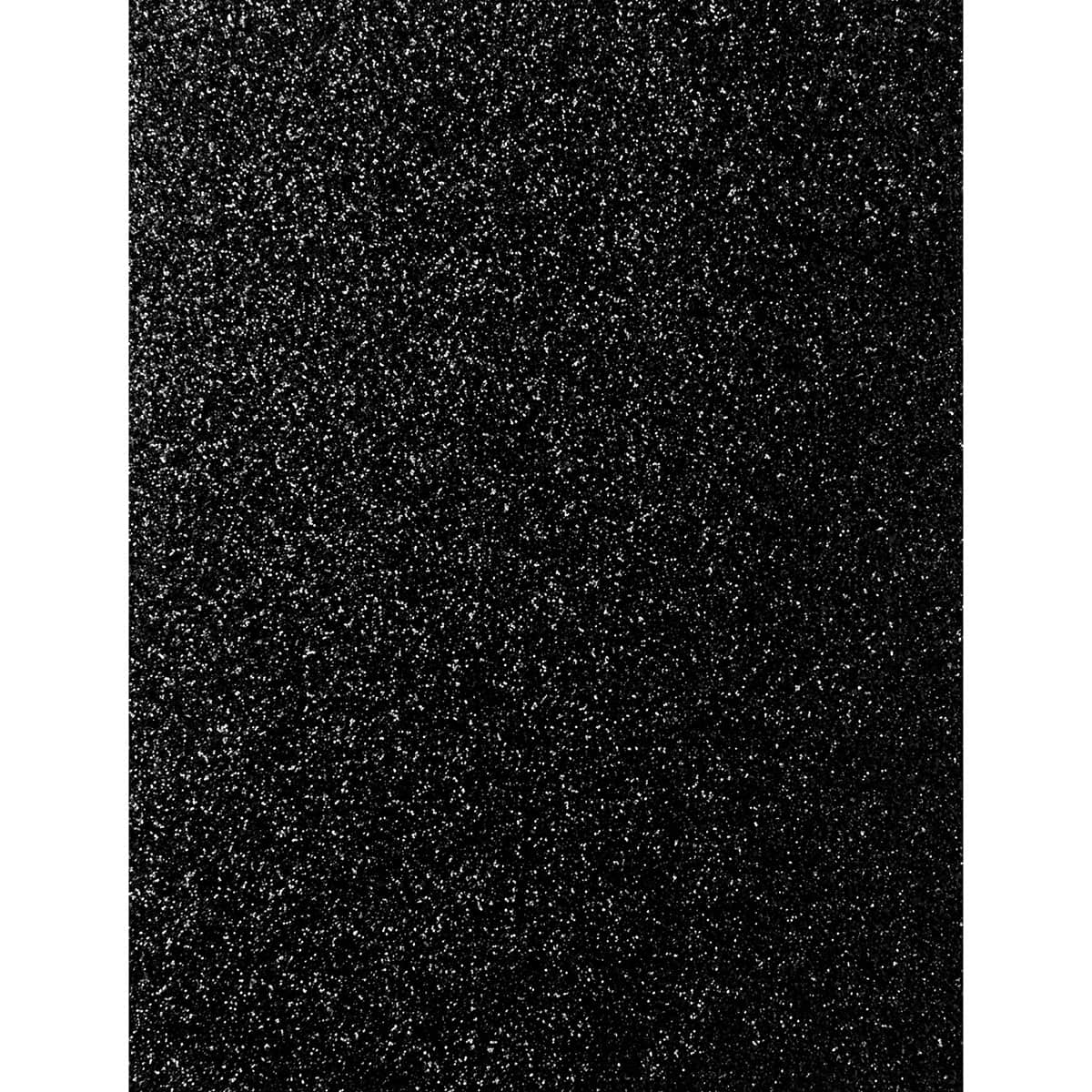 Cricut Joy Cards, Inserts, and Envelopes - Glitz and Glam, Package of 10 (Black Glitter Insert)