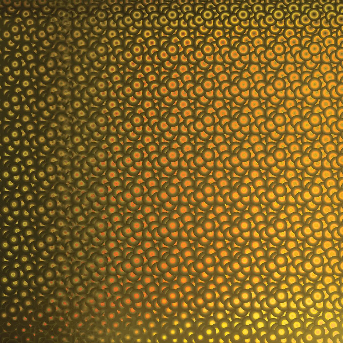 Cricut Joy Permanent Smart Vinyl - Holographic Art Deco, True Yellow, 5-1/2" x 48", Roll (Color swatch)