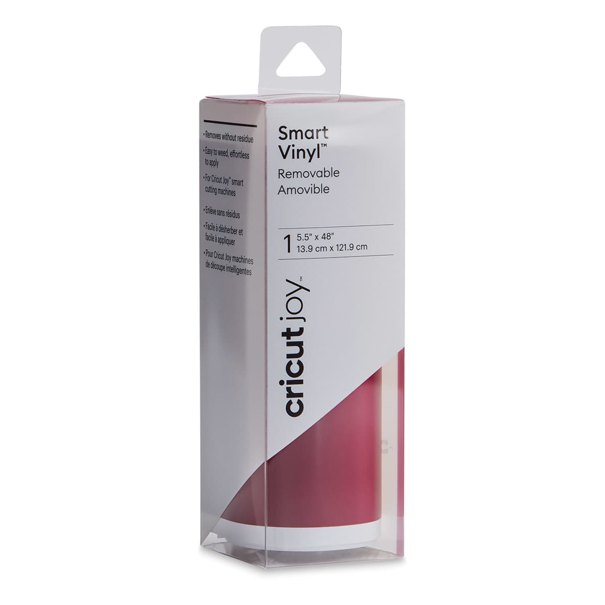 Cricut Joy Removable Smart Vinyl - Wine, 5-1/2" x 48", Roll (In packaging)