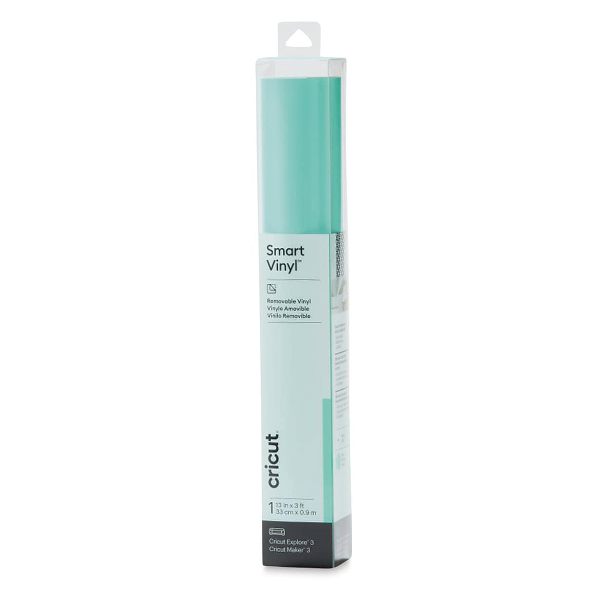 Cricut Removable Smart Vinyl - Mint, 13" x 3 ft, Roll (In packaging)