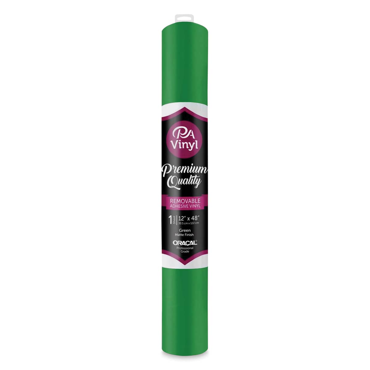 PA Vinyl Removable Vinyl - Matte Green, 12" W x 48" L