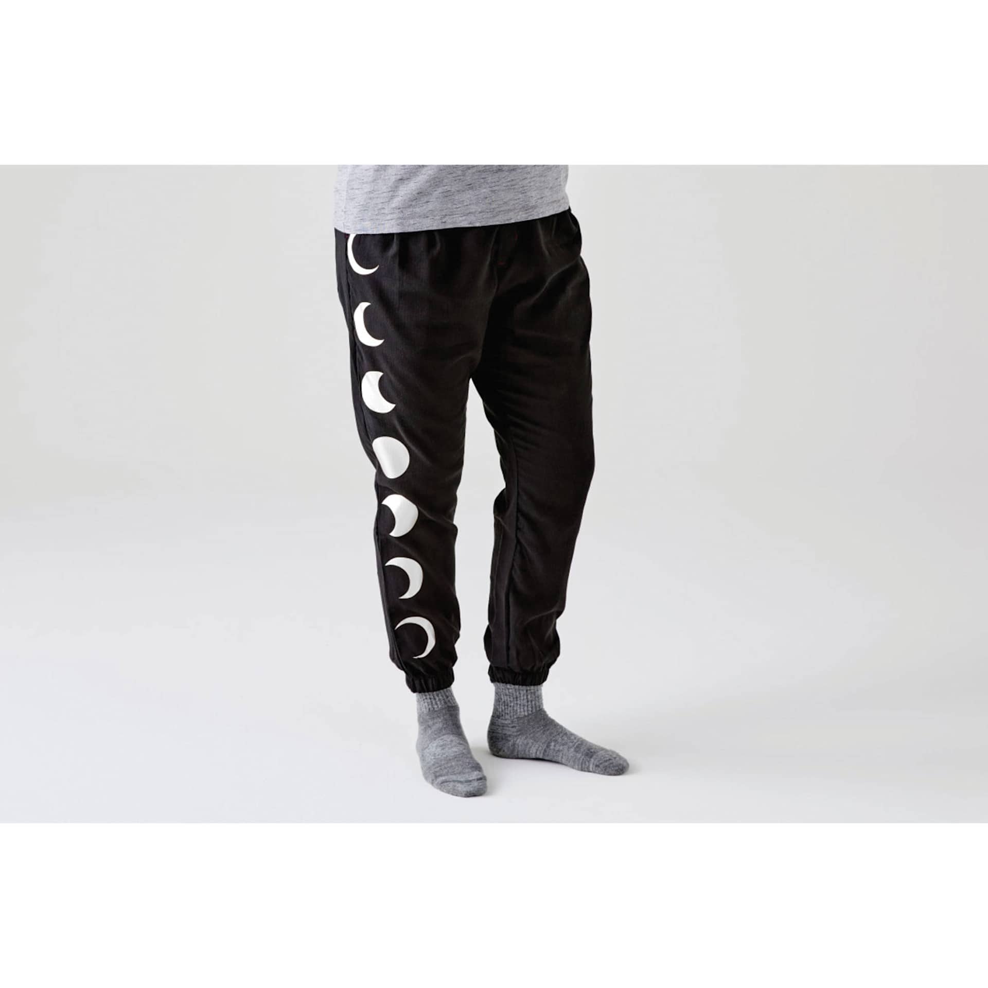 Cricut Smart Iron-On Heat Transfer Vinyl (moon design applied to black pants)
