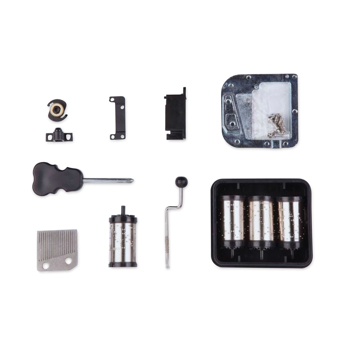 Kikkerland Make Your Own Music Box Kit (Kit contents)