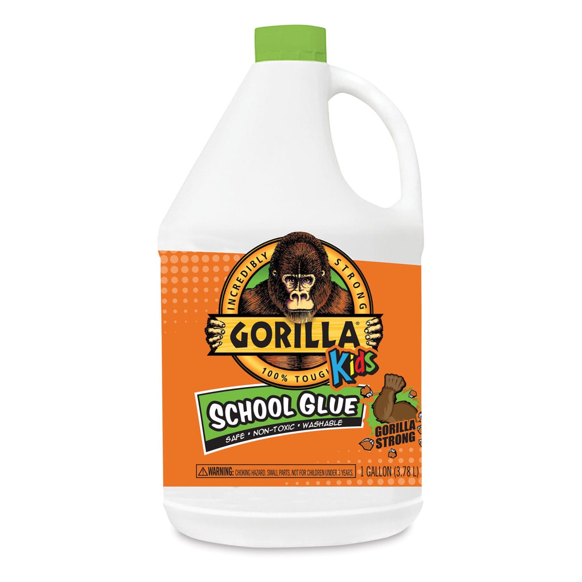 Gorilla Kids School Glue - Front of Gallon jug shown