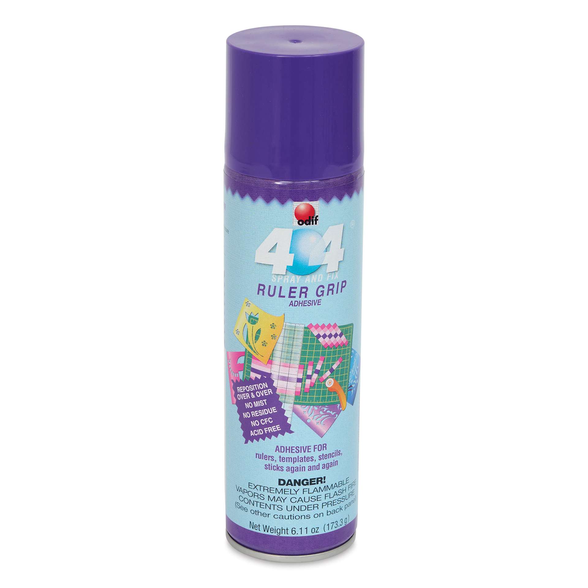 Odif 404 Repositionable Paper Adhesive Spray, front