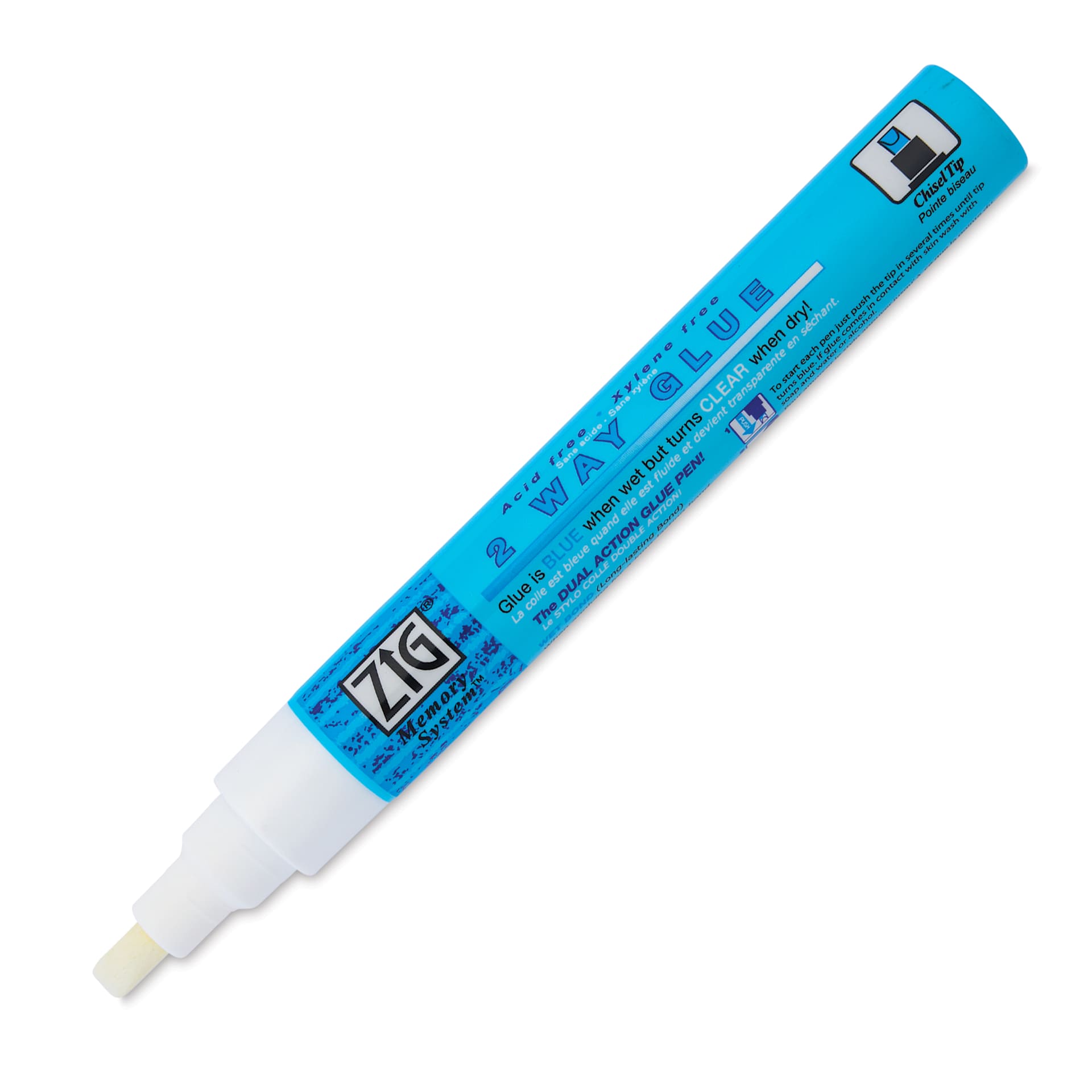 Kuretake Zig 2 Way Glue Pen - Chisel Tip