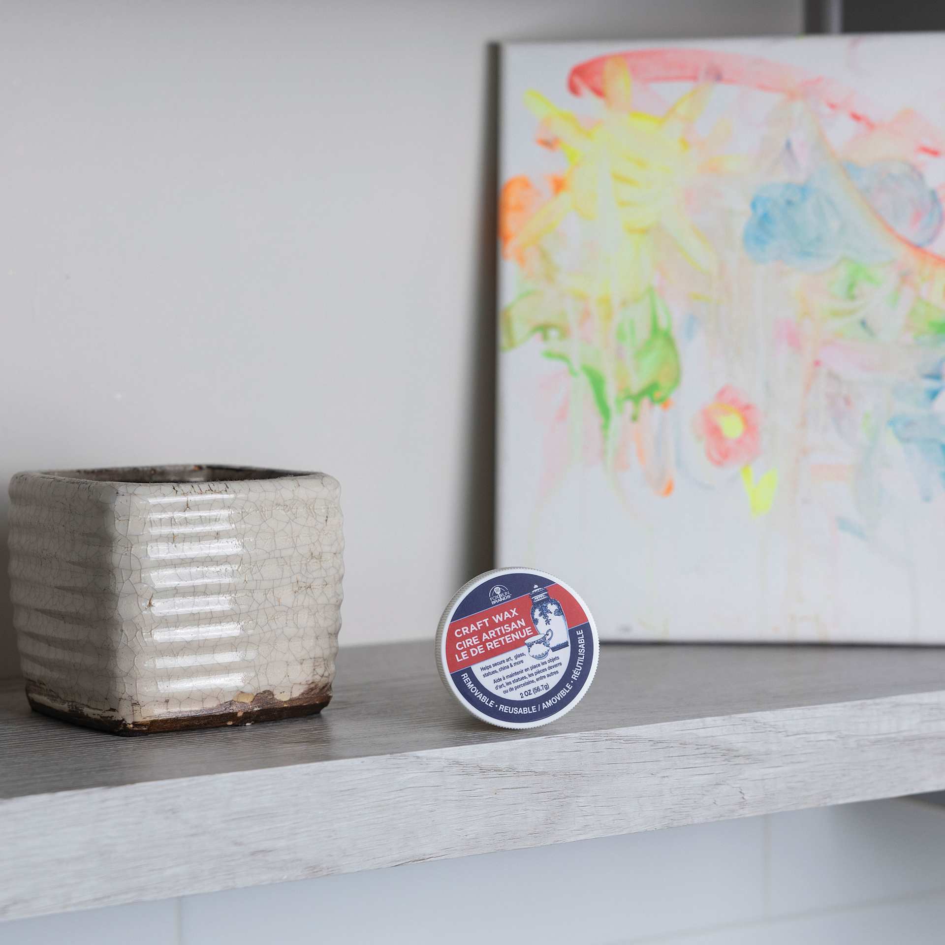 Fox Run Craft Wax - 2 oz Jar sitting on shelf