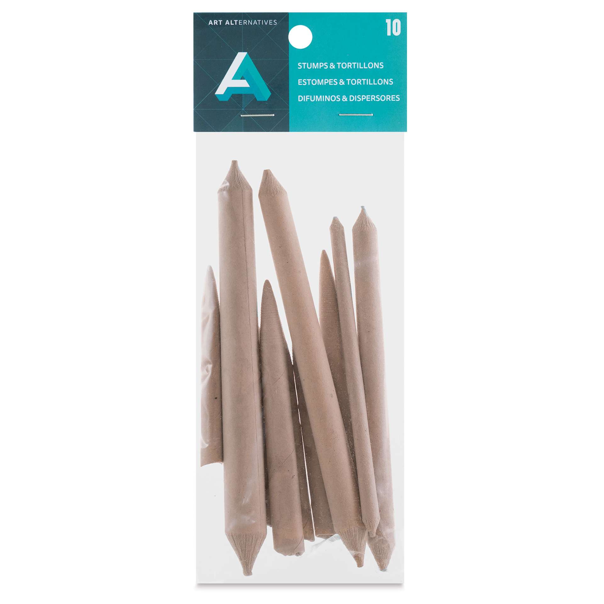 Art Alternatives Stumps & Tortillons Set of 10, front of packaging