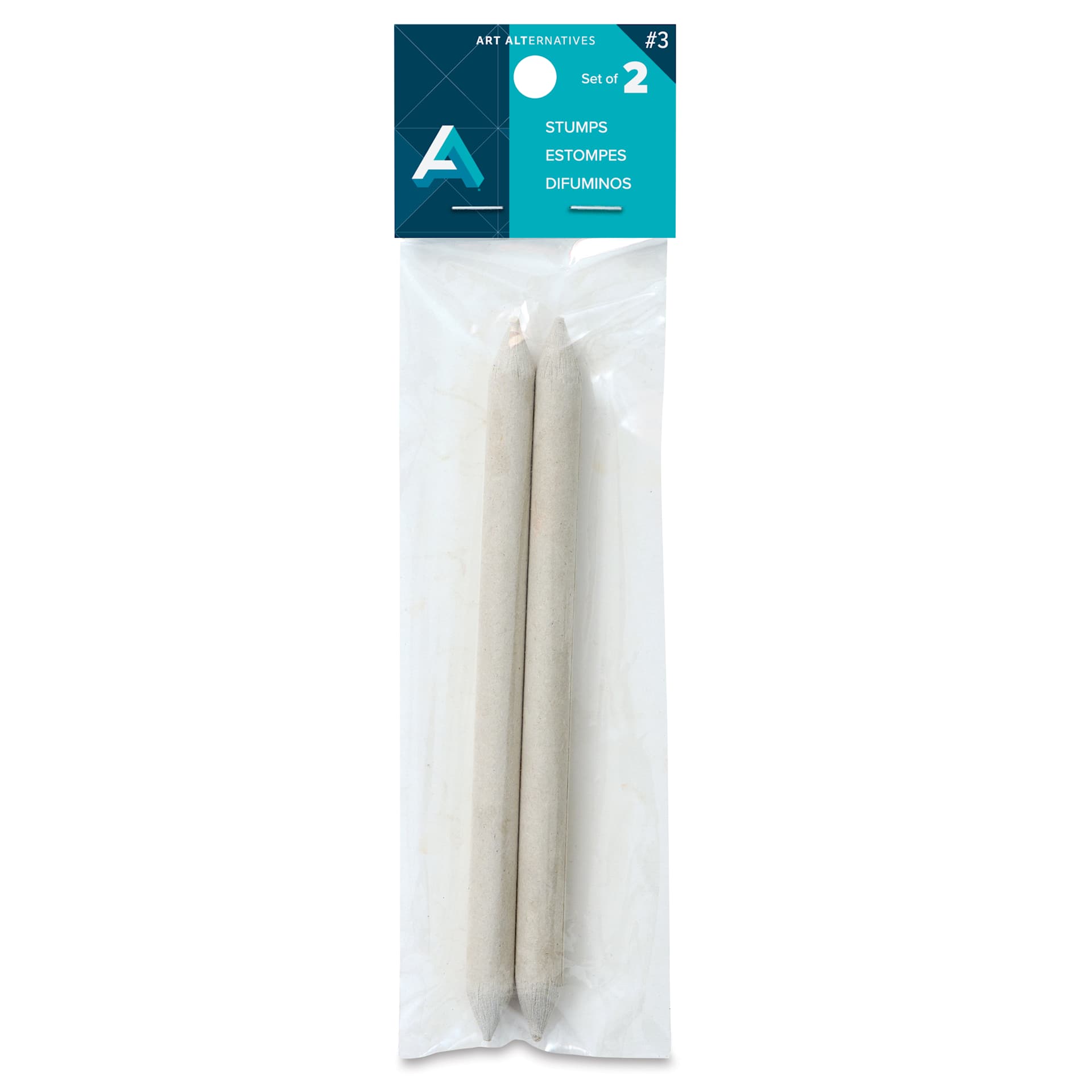 Art Alternatives Blending Stumps - 1/4", Pkg of 2, front of packaging