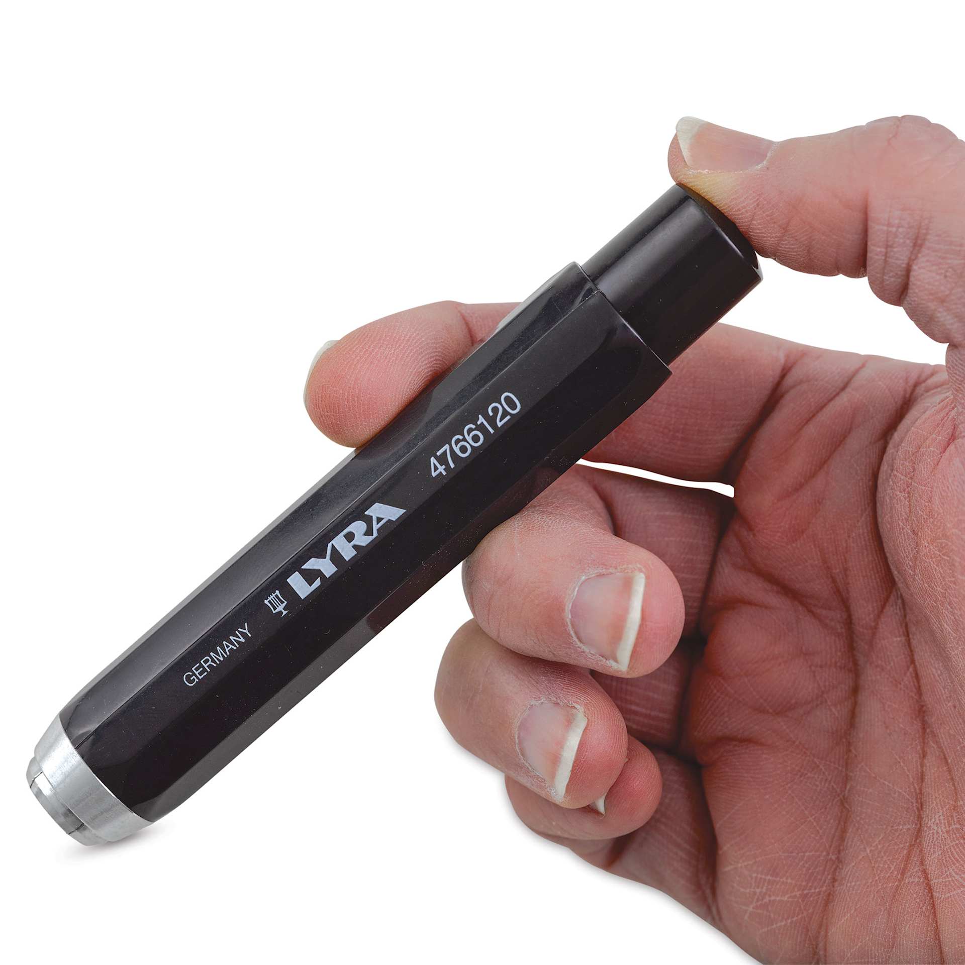 Lyra Graphite Crayon Holder ready to use
