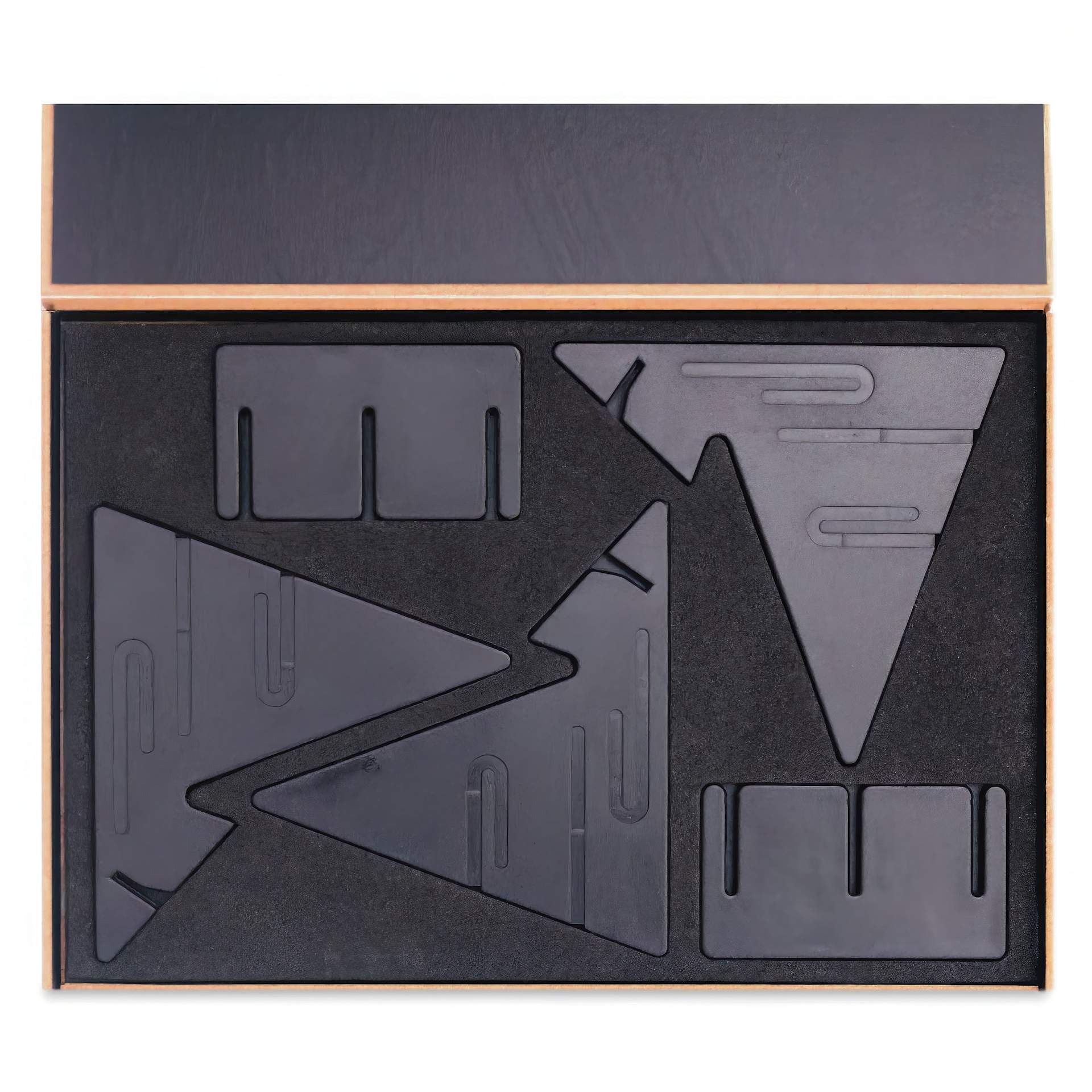 Etchr Mirror Drawing Projector, disassembled stand inside of packaging shown