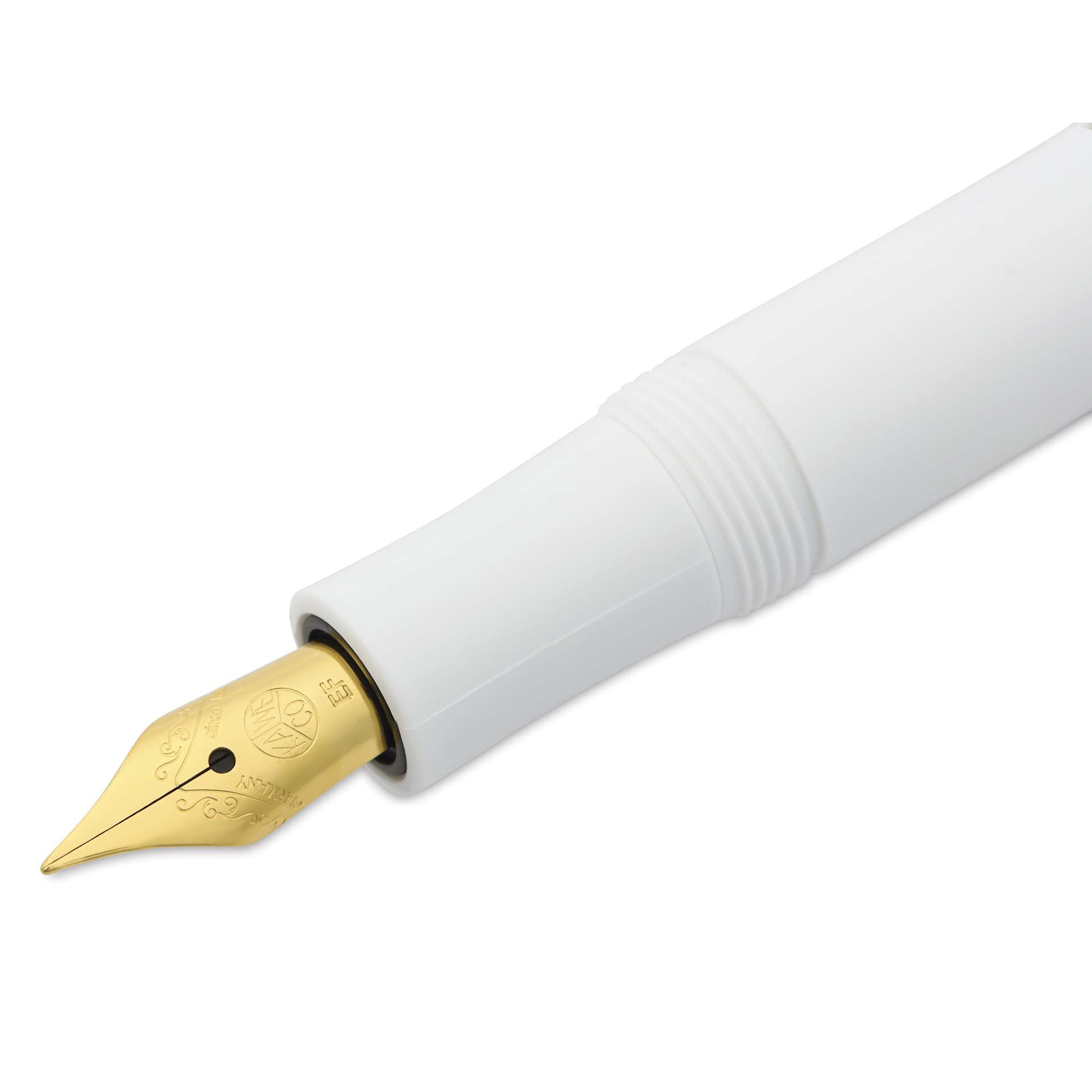 Kaweco Classic Sport Fountain Pen - White, Extra-Fine, close-up of the nib