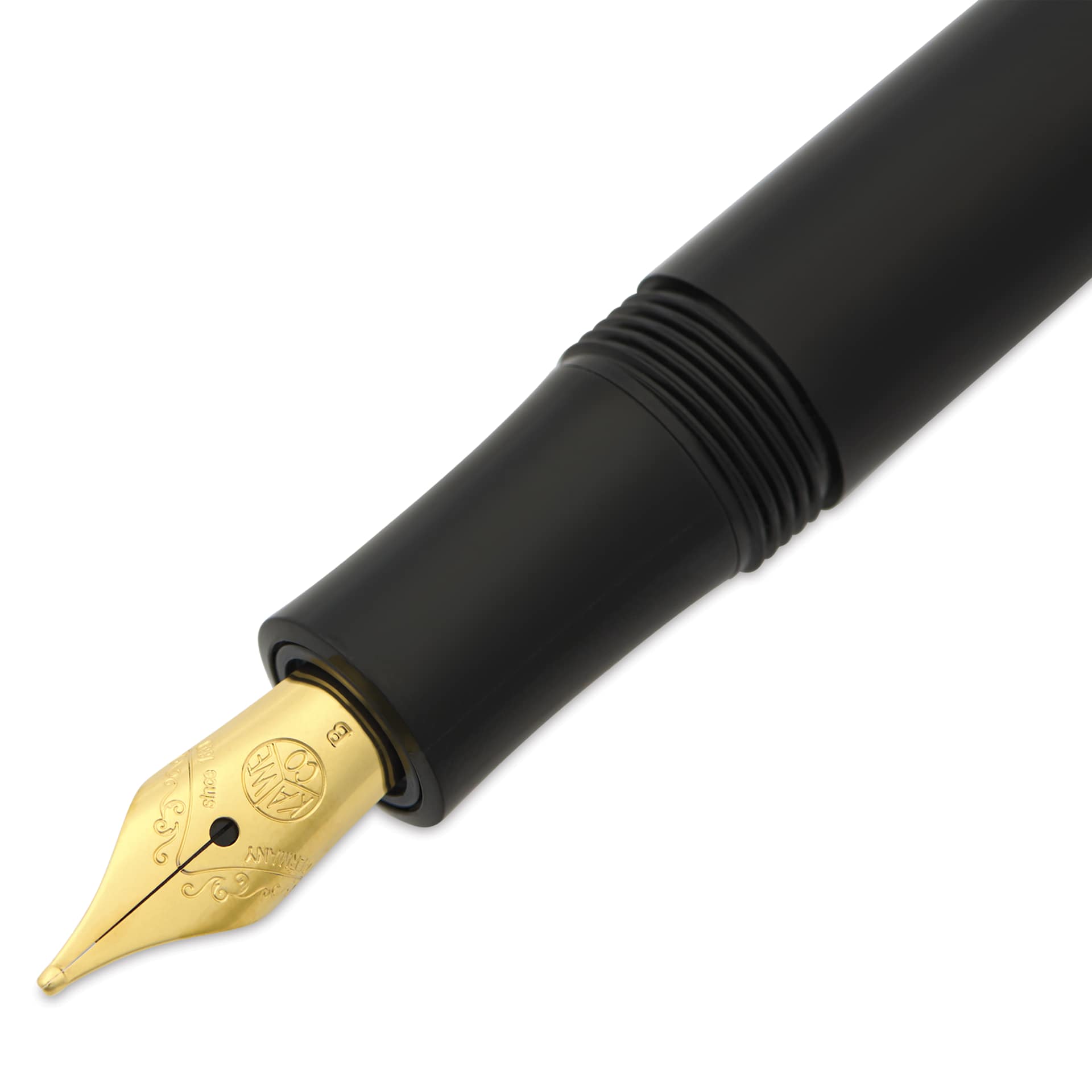 Kaweco Classic Sport Fountain Pen - Black, Broad, close-up of the nib