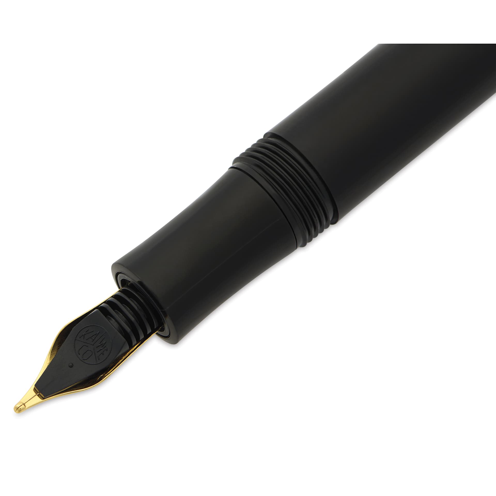Kaweco Classic Sport Fountain Pen - Black, Broad, close-up of the ink feed