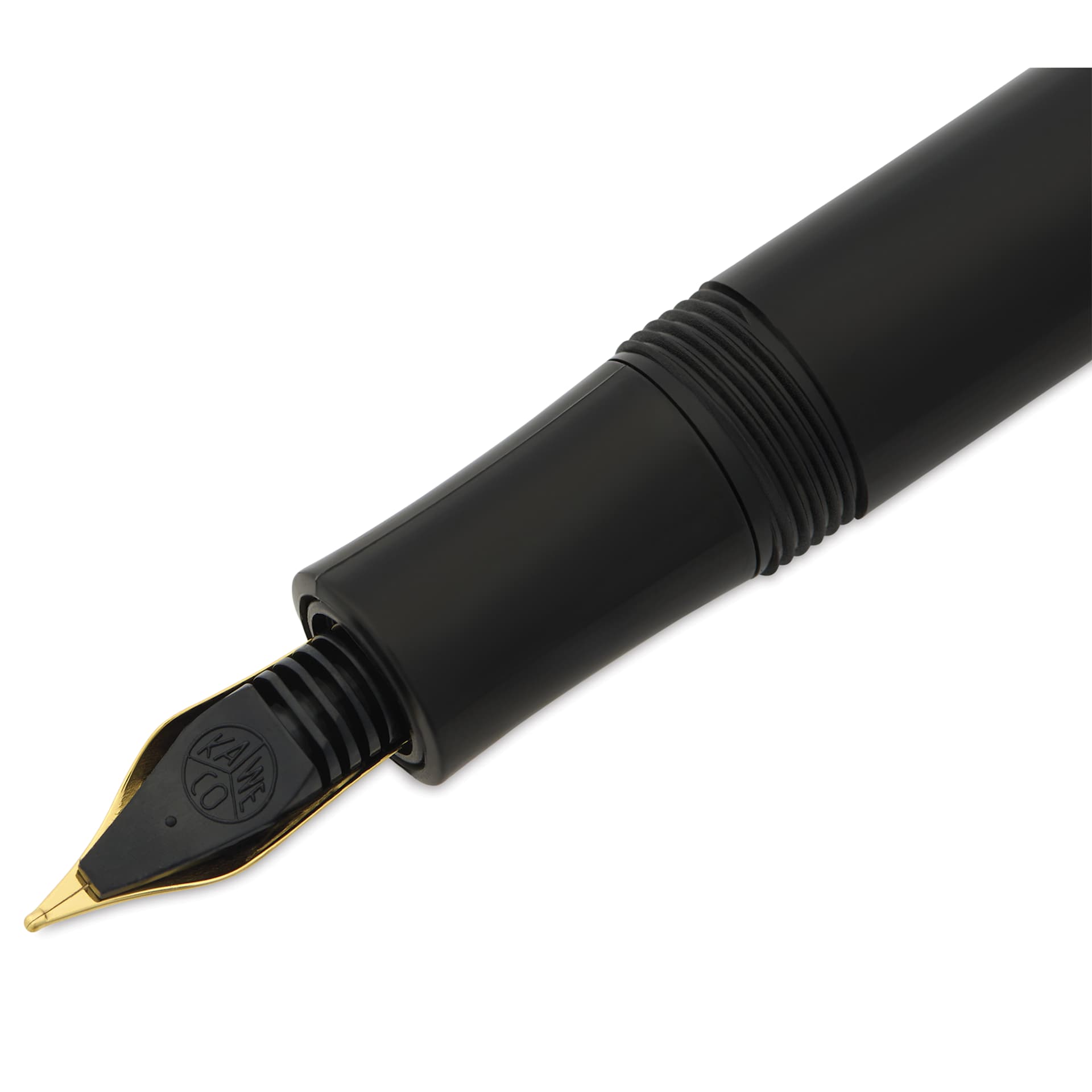 Kaweco Classic Sport Fountain Pen - Black, Medium, close-up of the ink feed