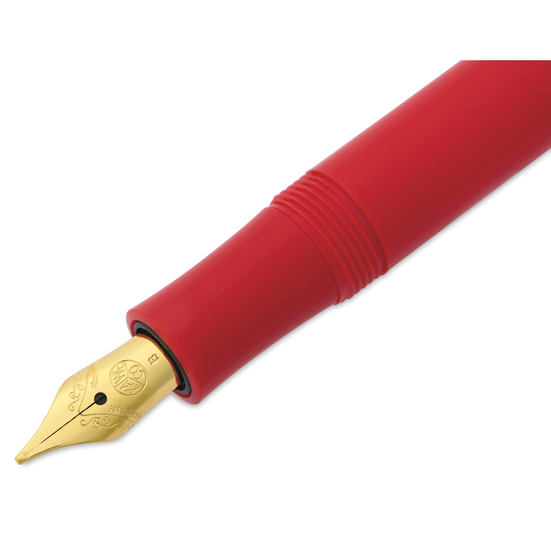 Kaweco Classic Sport Fountain Pen - Red, Broad, close-up of the nib