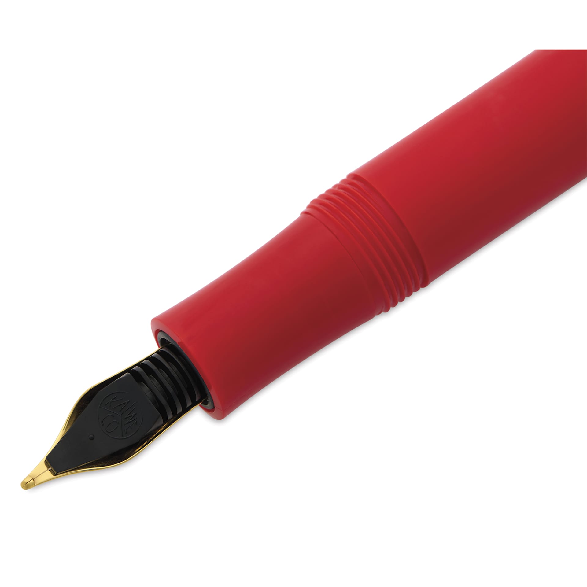 Kaweco Classic Sport Fountain Pen - Red, Broad, close-up of the ink feed