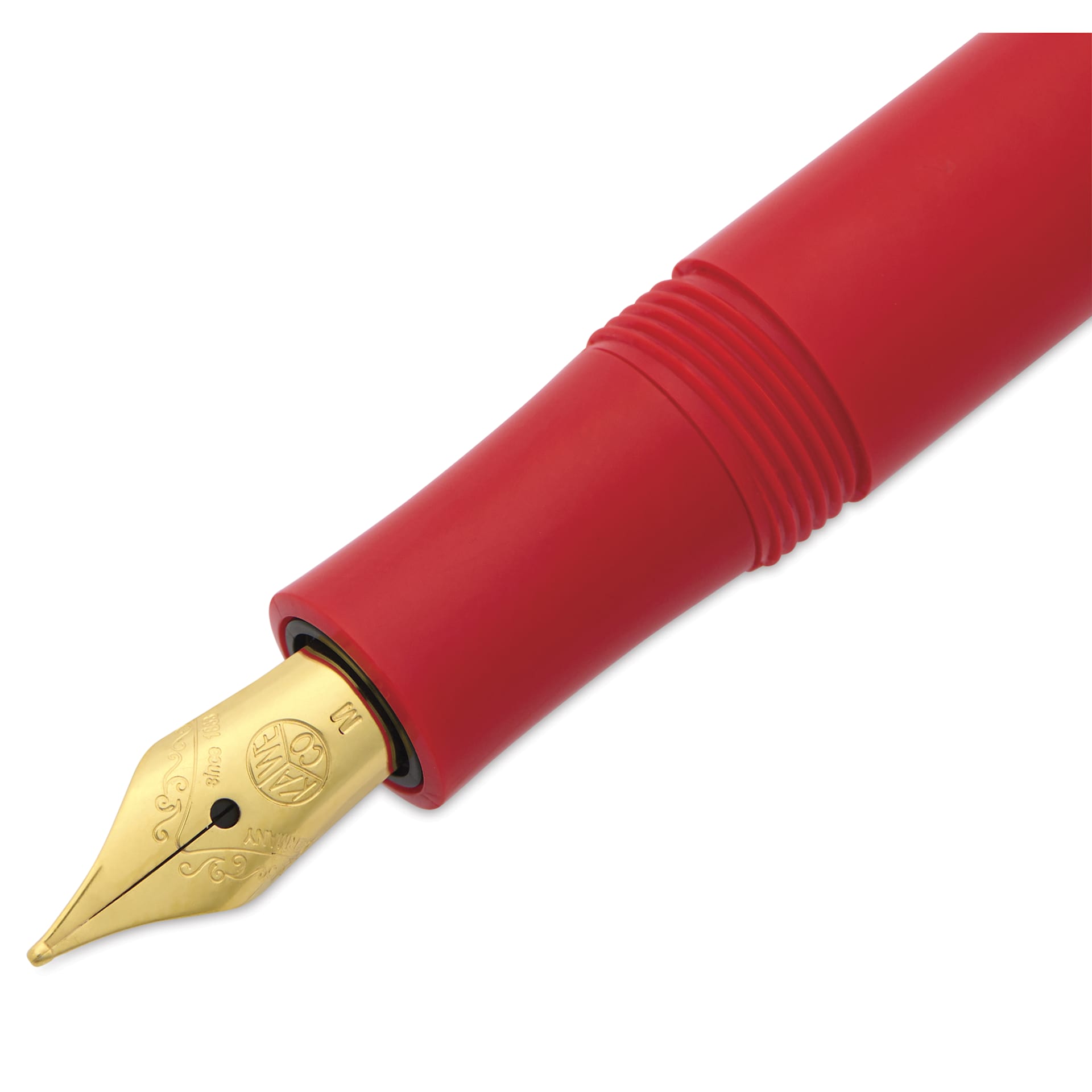 Kaweco Classic Sport Fountain Pen - Red, Medium, close-up of the nib