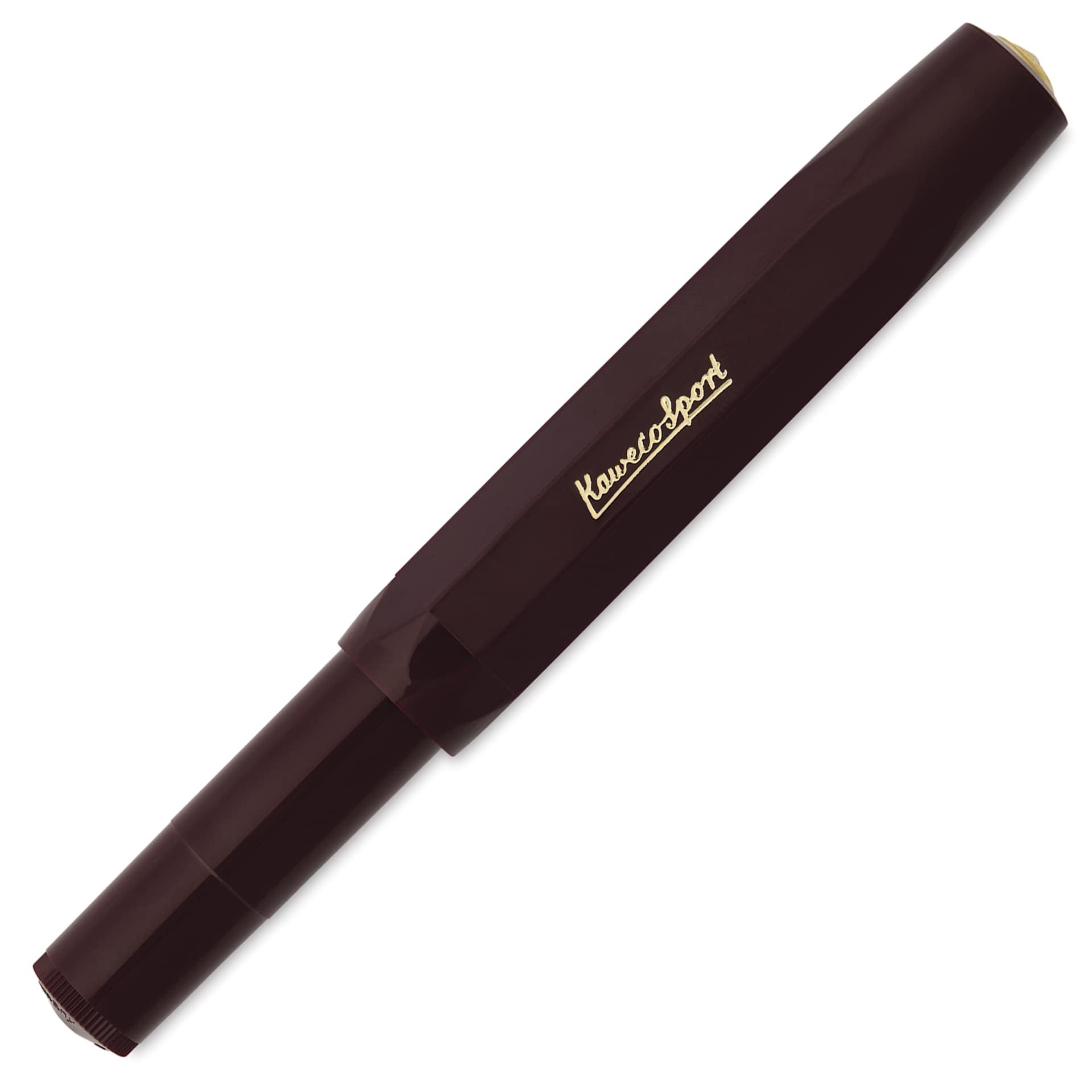 Kaweco Classic Sport Fountain Pen - Bordeaux, Broad, cap replaced