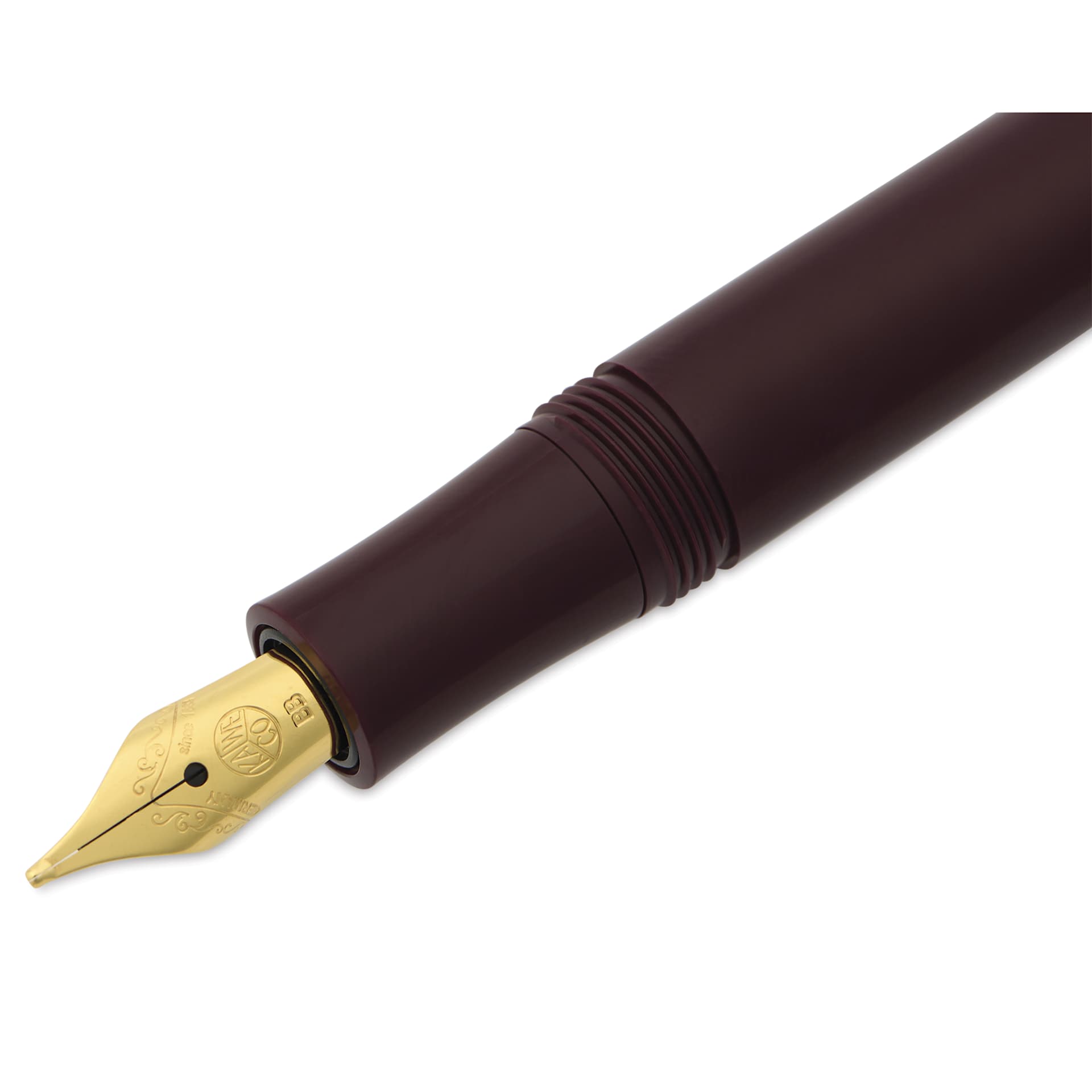 Kaweco Classic Sport Fountain Pen - Bordeaux, Extra-Broad, close-up of the nib