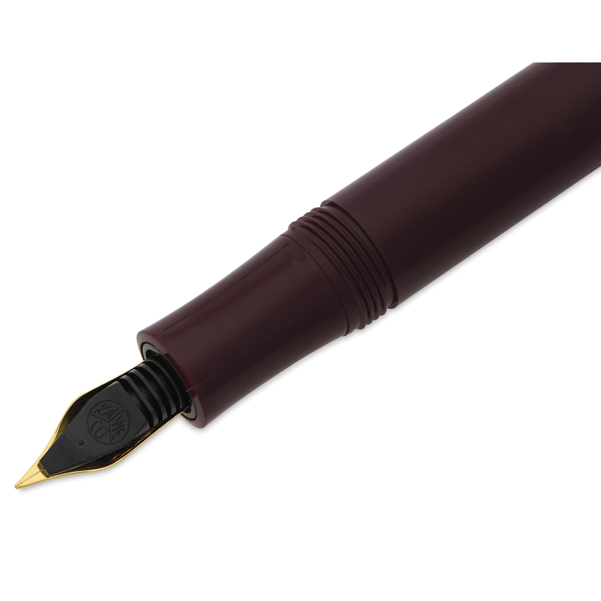 Kaweco Classic Sport Fountain Pen - Bordeaux, Fine, close-up of the ink feed