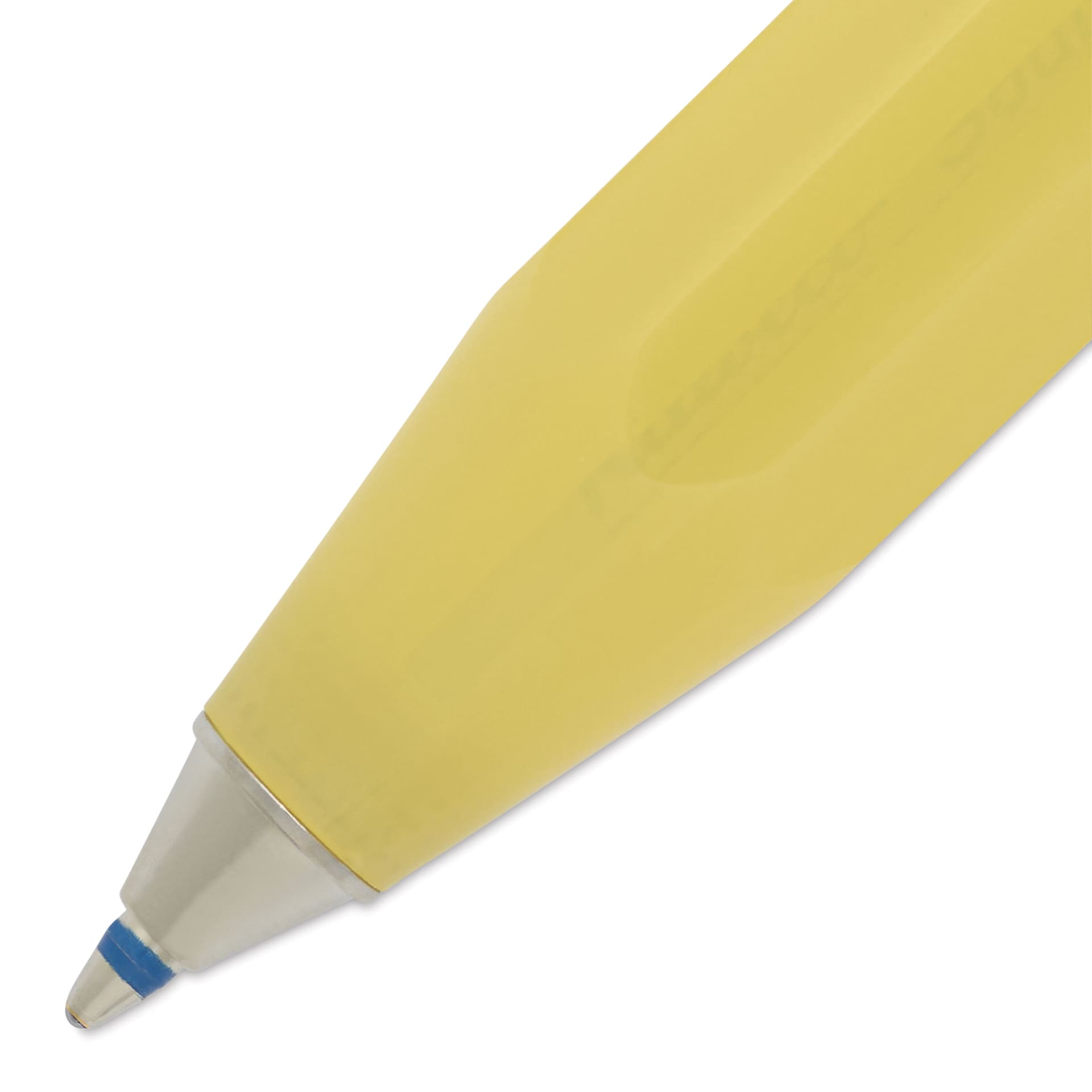 Kaweco Frosted Sport Ballpoint Pen - Sweet Banana - close-up of tip