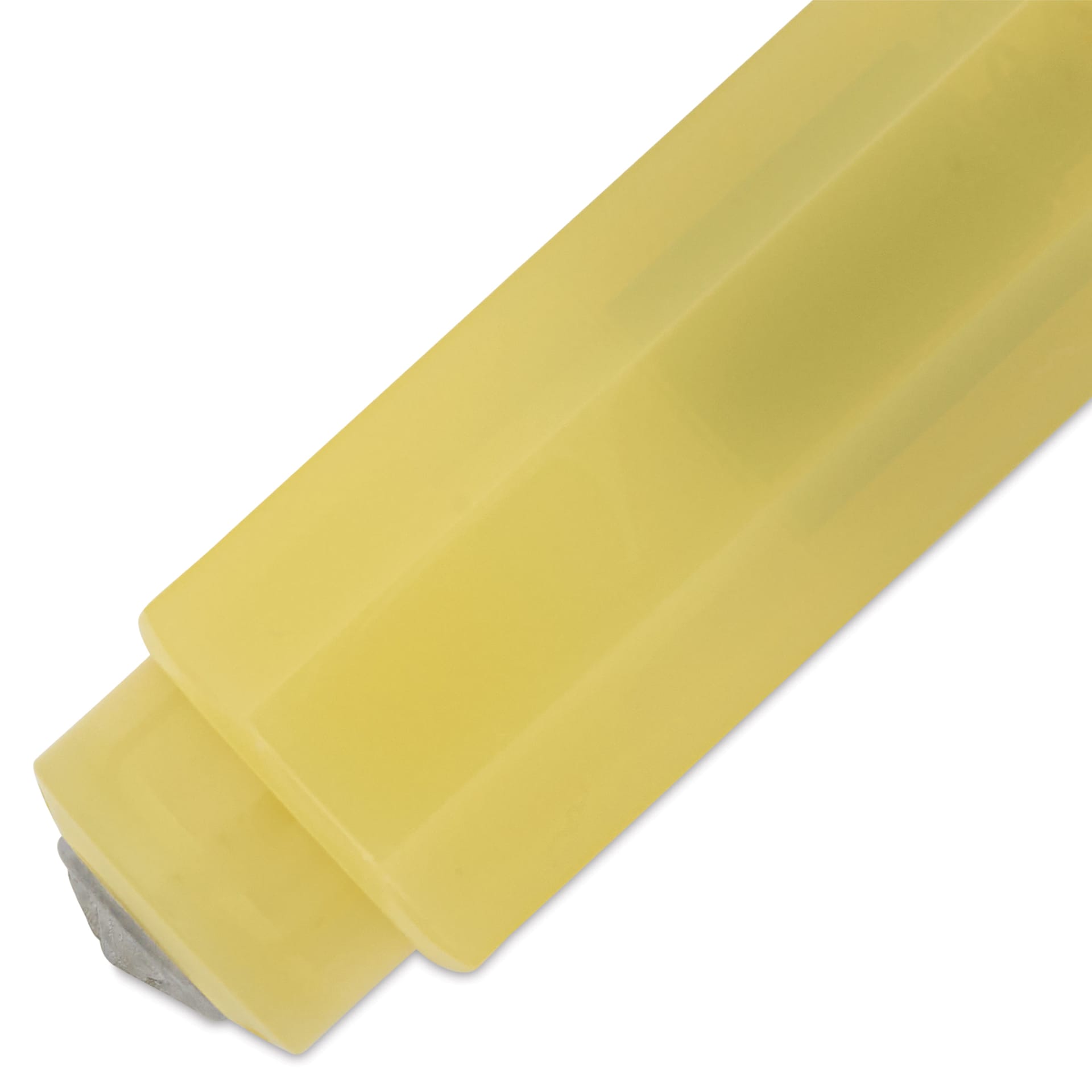Kaweco Frosted Sport Ballpoint Pen - Sweet Banana - close-up of push-button mechanism