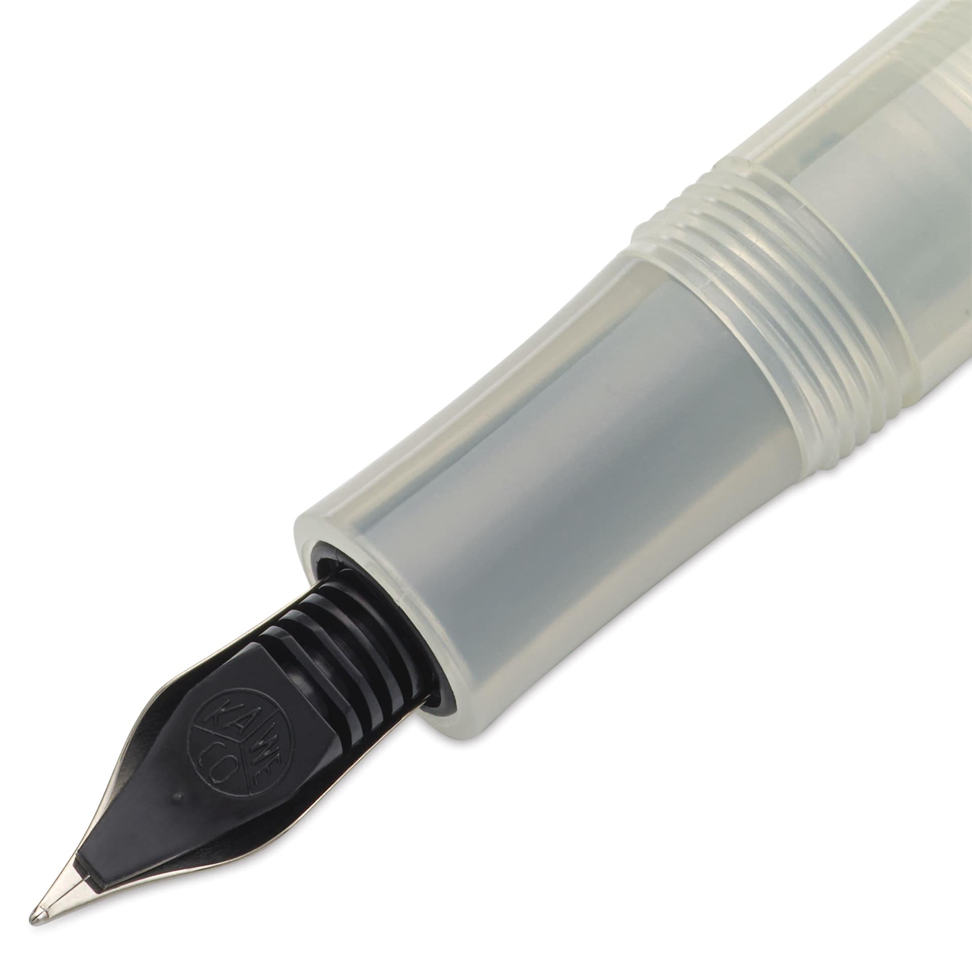 Kaweco Frosted Sport Fountain Pen - Coconut, Extra-Fine, close-up of the feed